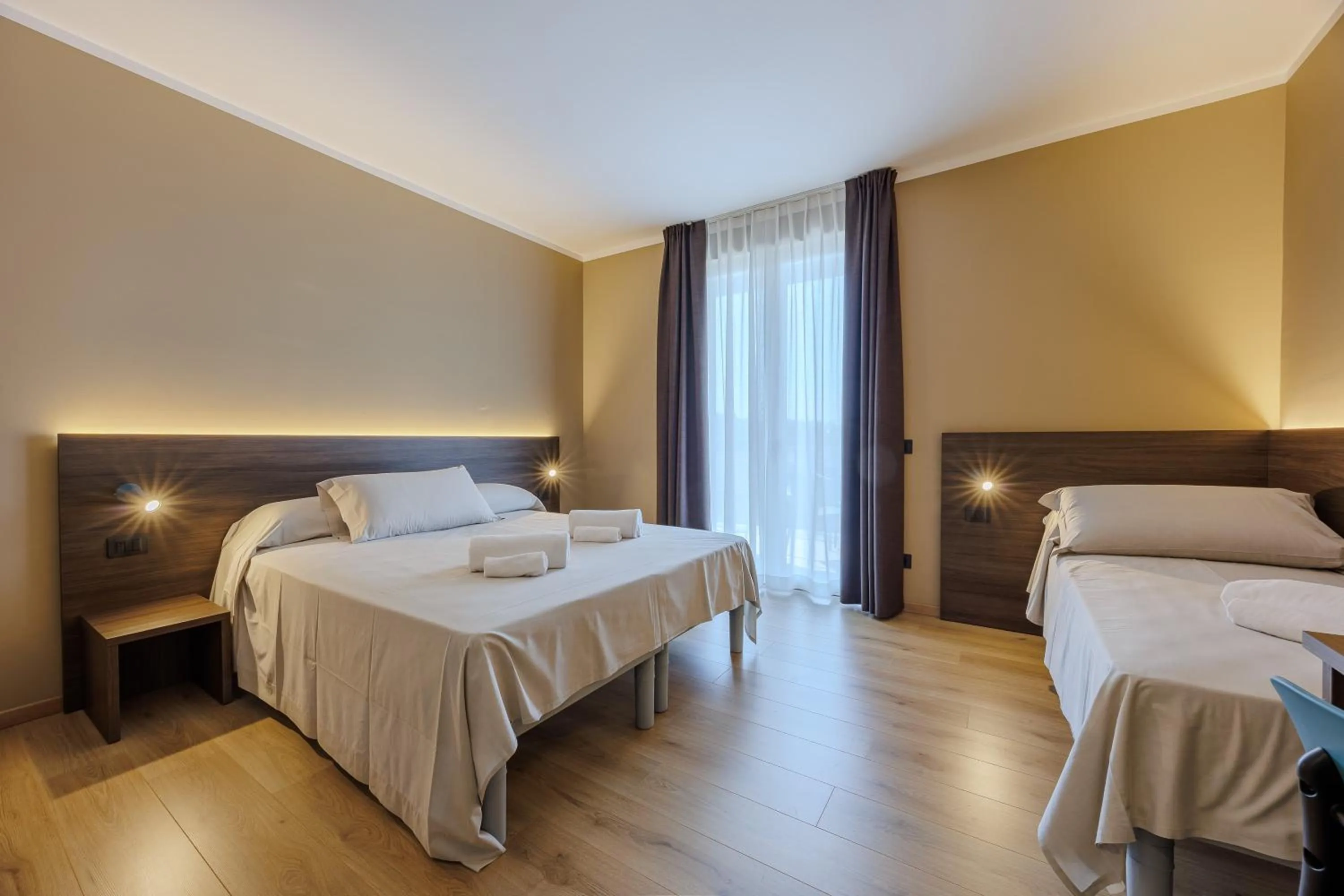 Bed in Hotel San Marco