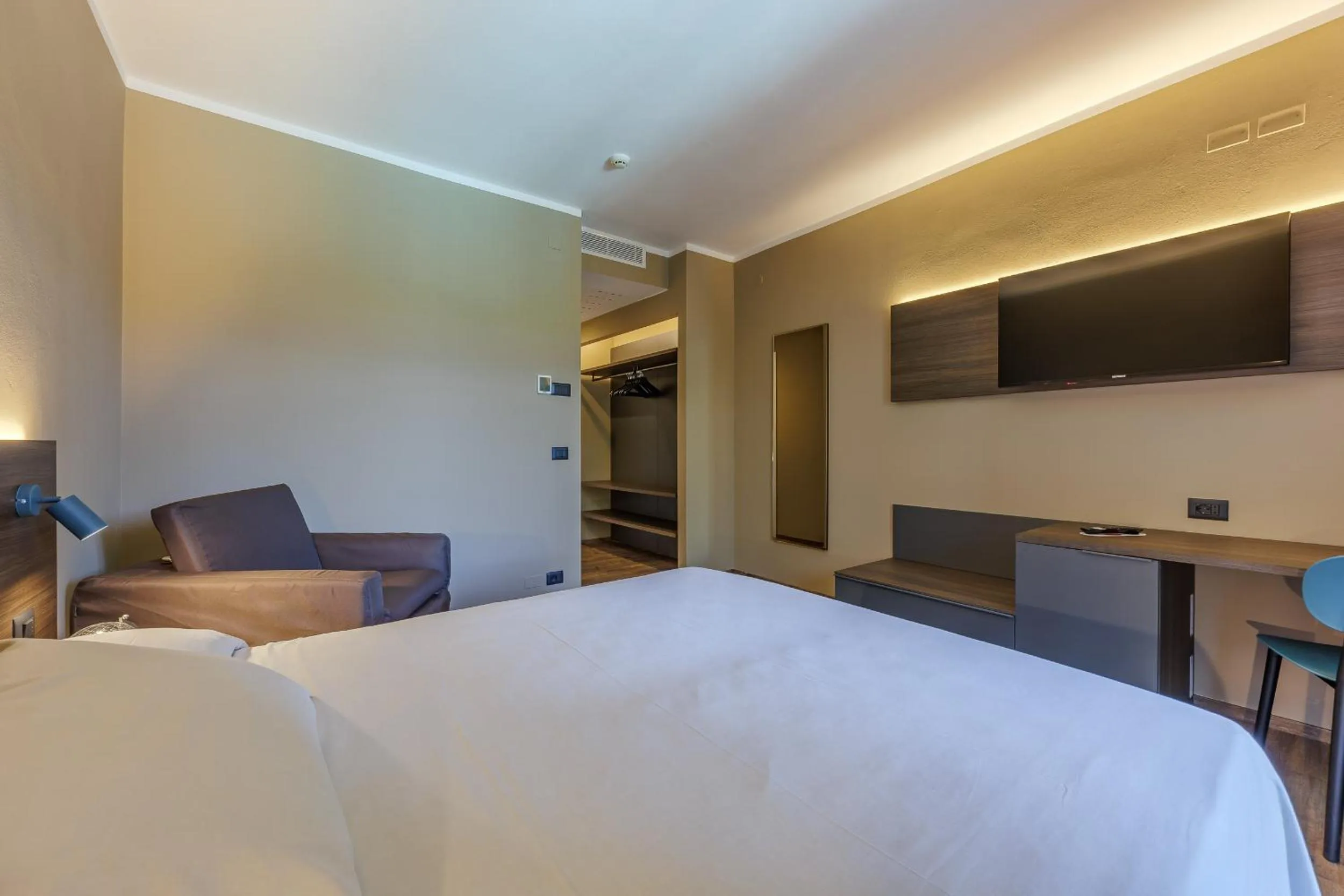 Bed in Hotel San Marco