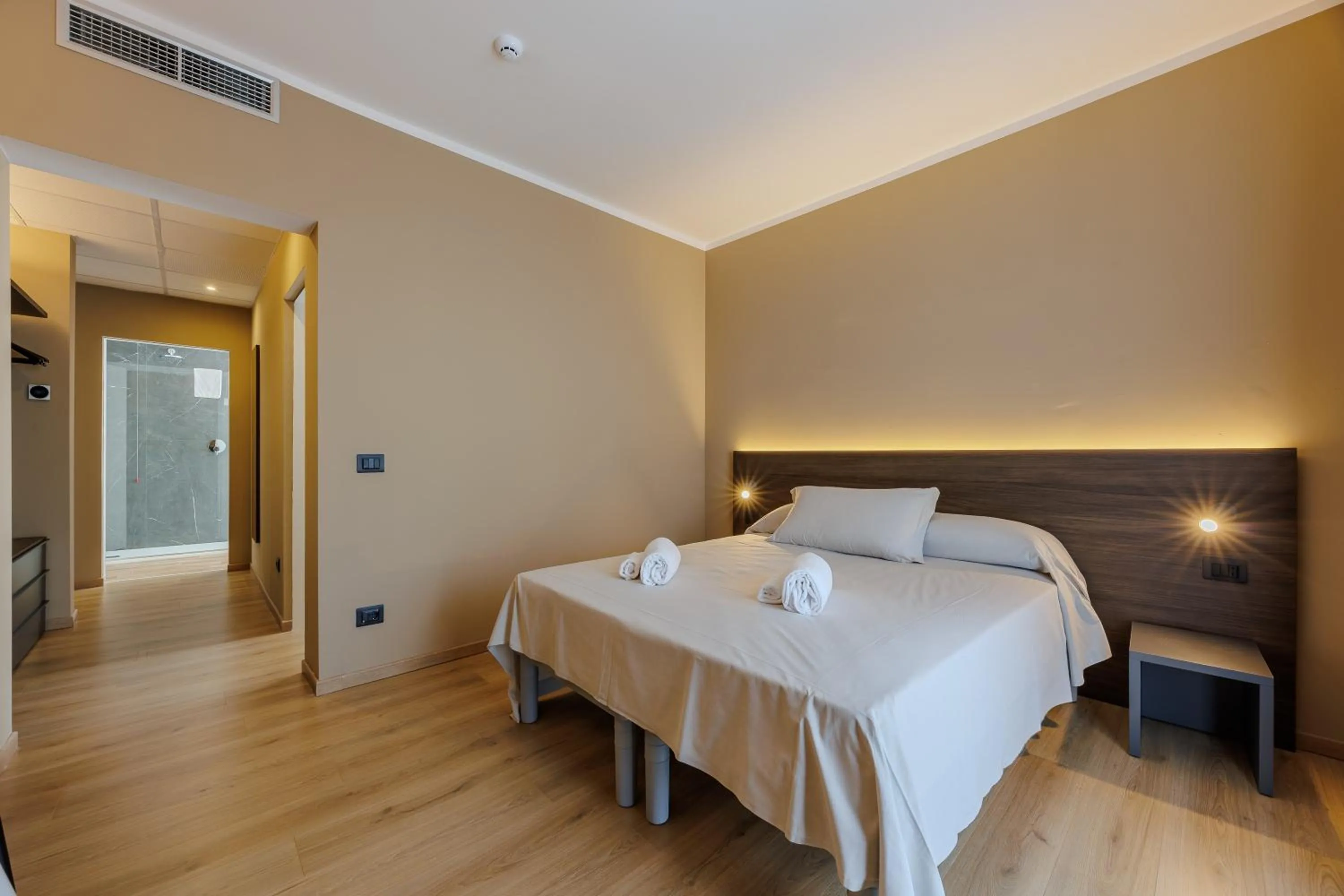 Bed in Hotel San Marco