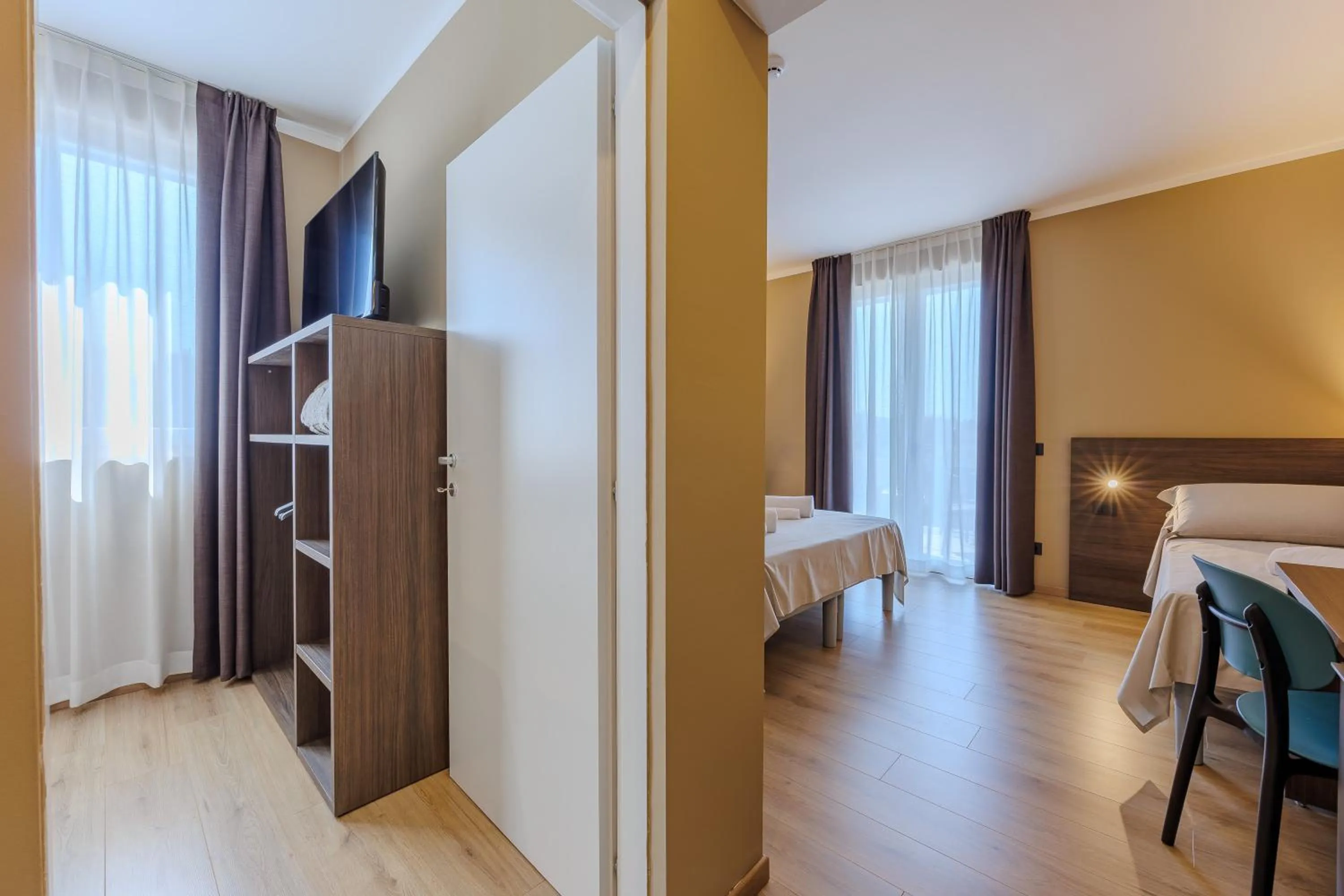 Bed in Hotel San Marco