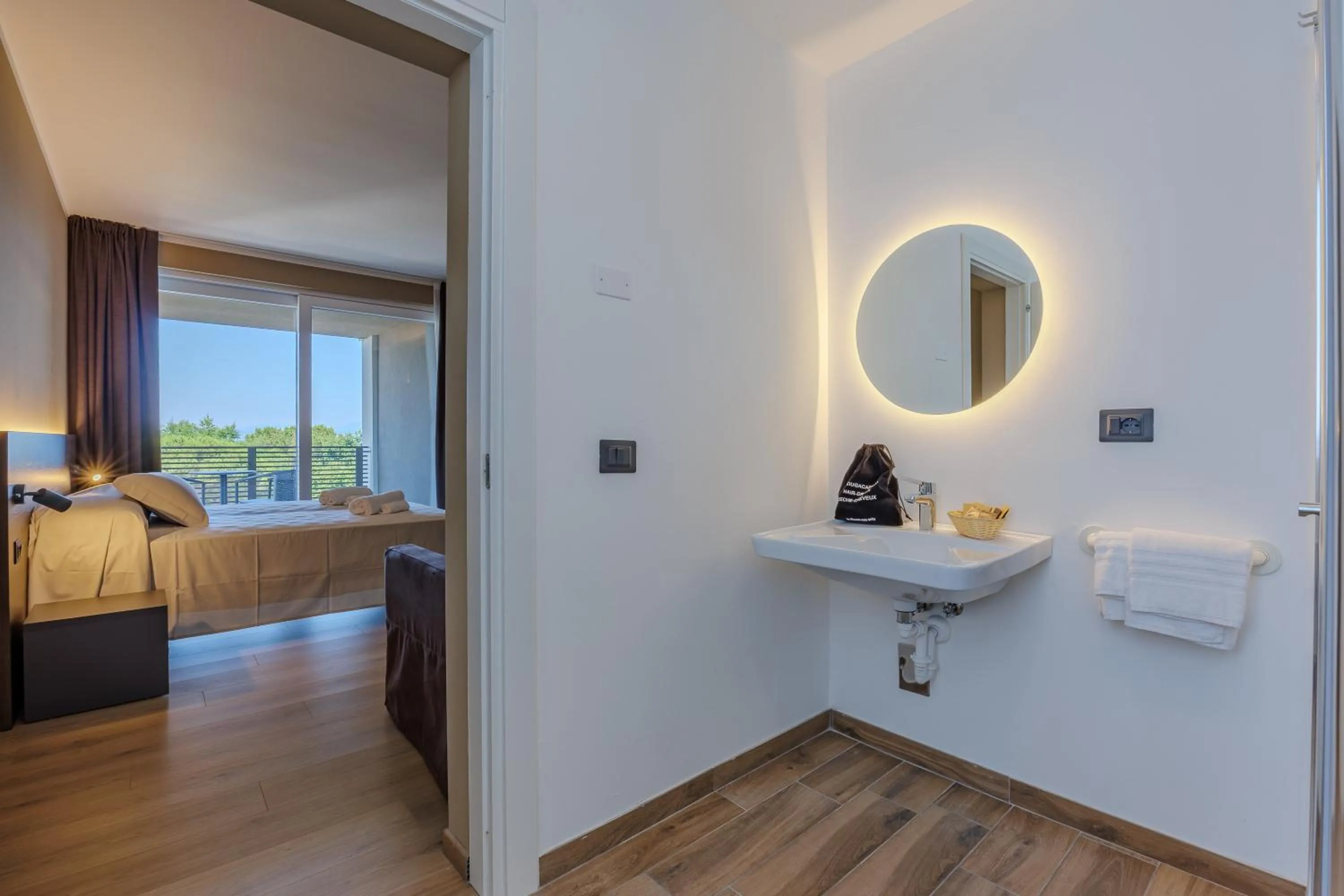 Bed in Hotel San Marco