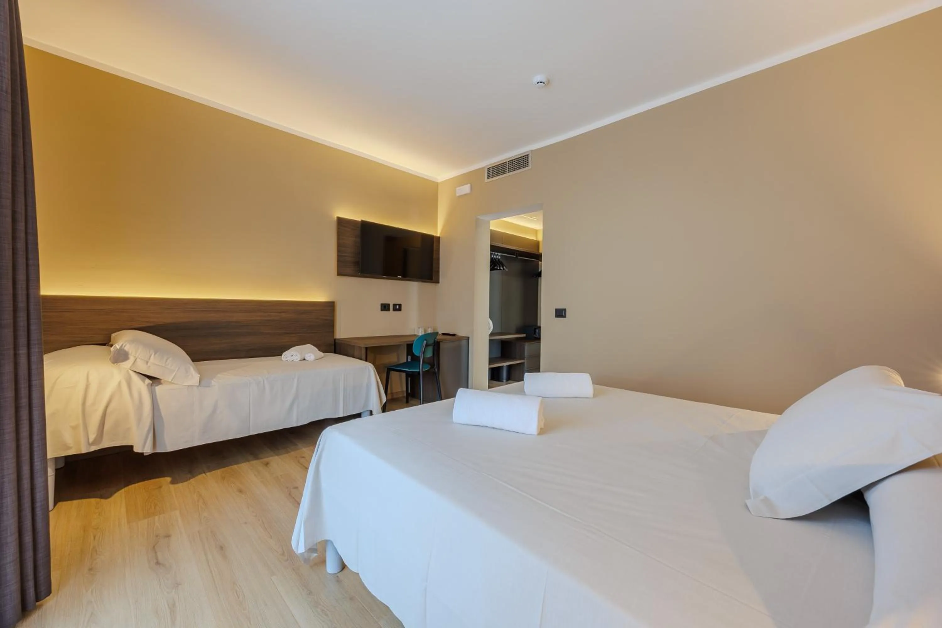 Bed in Hotel San Marco