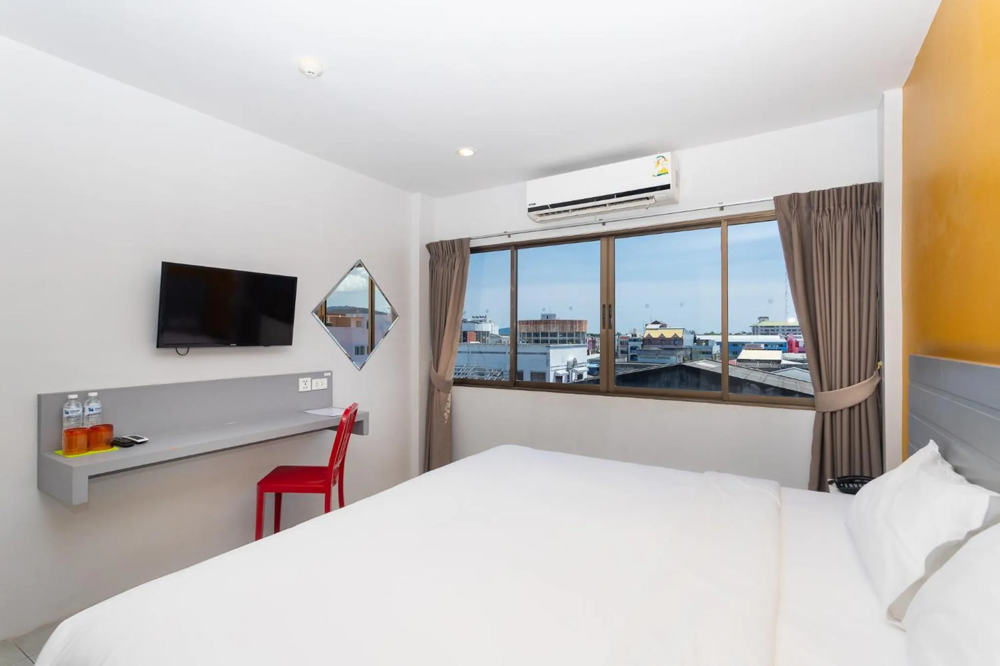 View (from property/room), Bed in Recenta Style Phuket Town