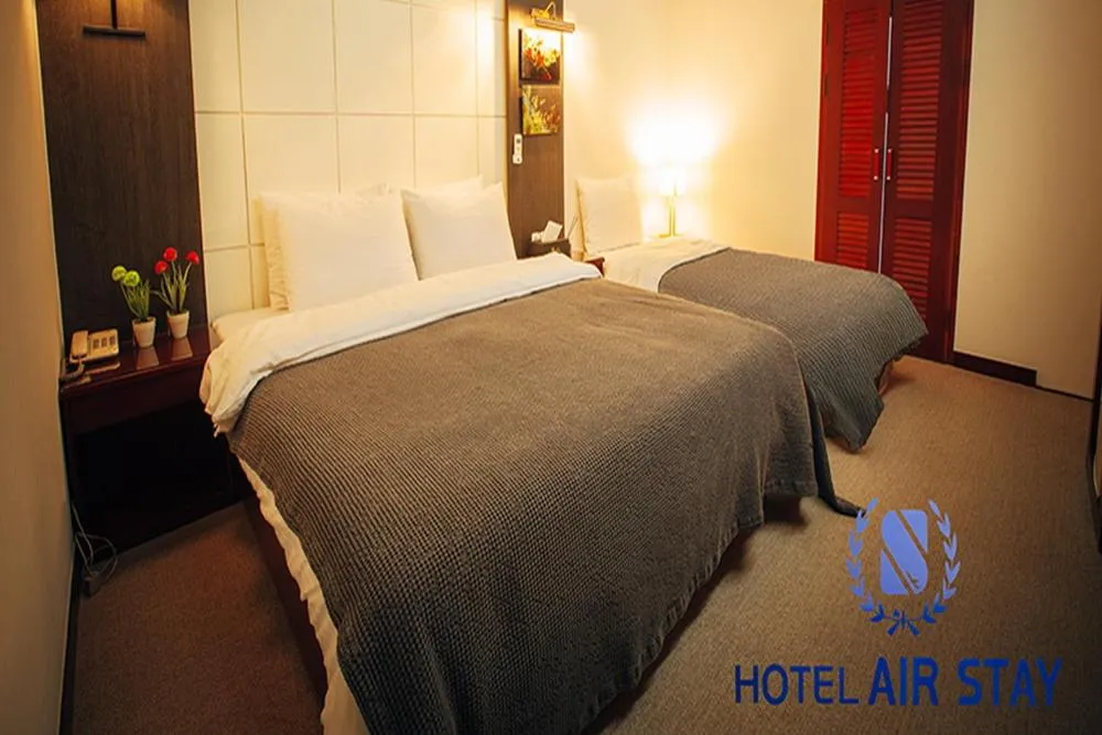 Bed in Incheon Airporthotel Airstay