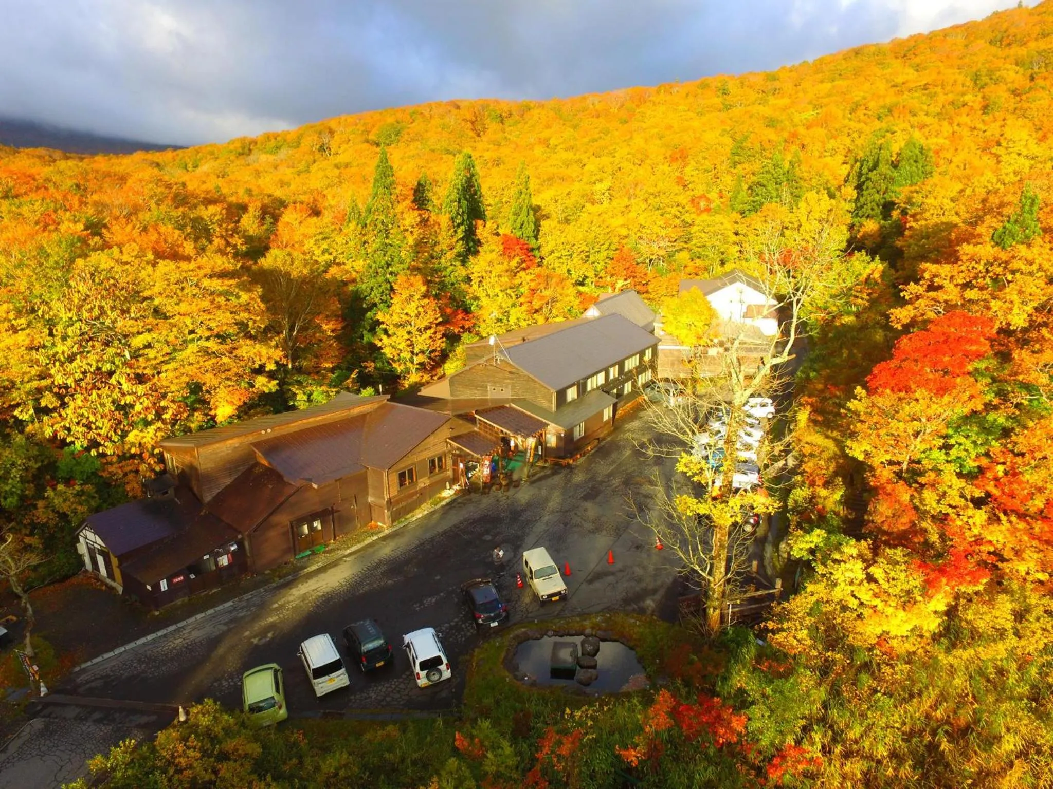 Property building in Yachi Onsen