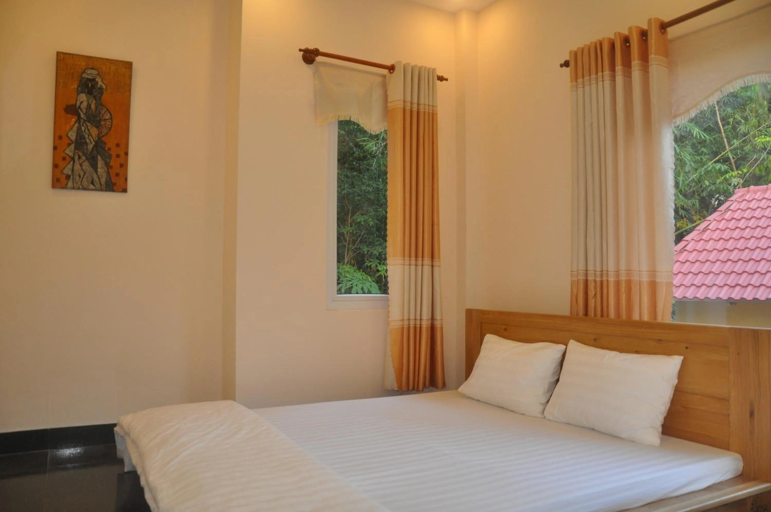 Day, Bed in Sun & Wind Paradise Bungalow