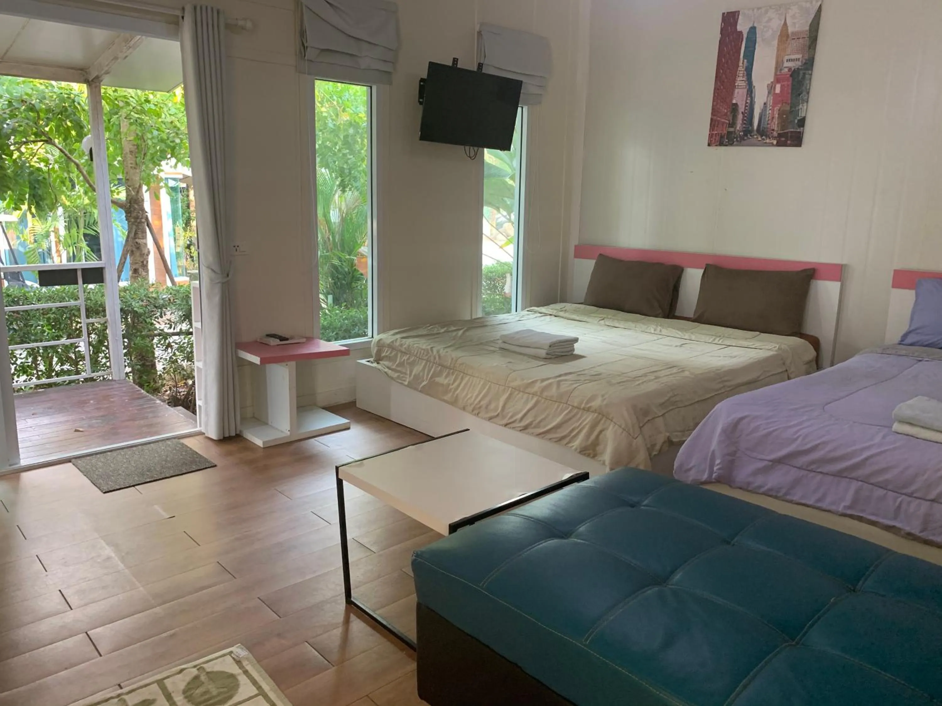 Bed in Rayonghouse Resort