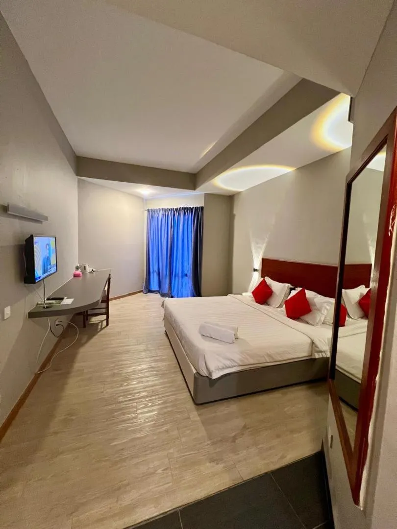 Bed in Garden View Hotel