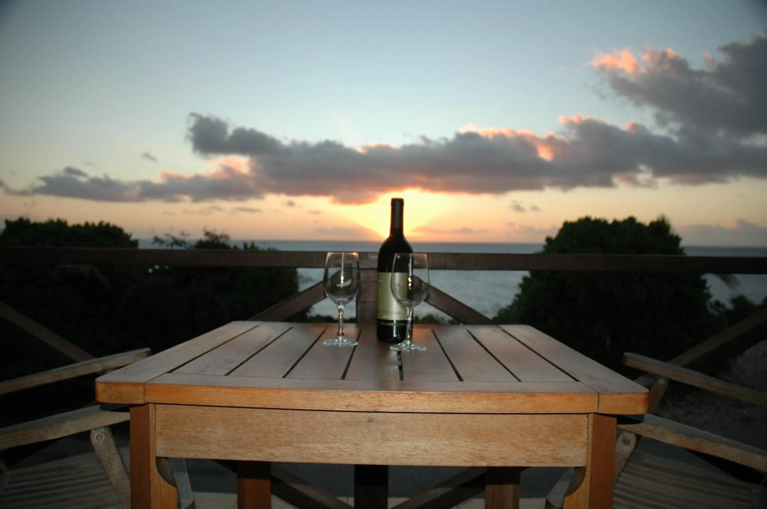 Patio in The Sunset