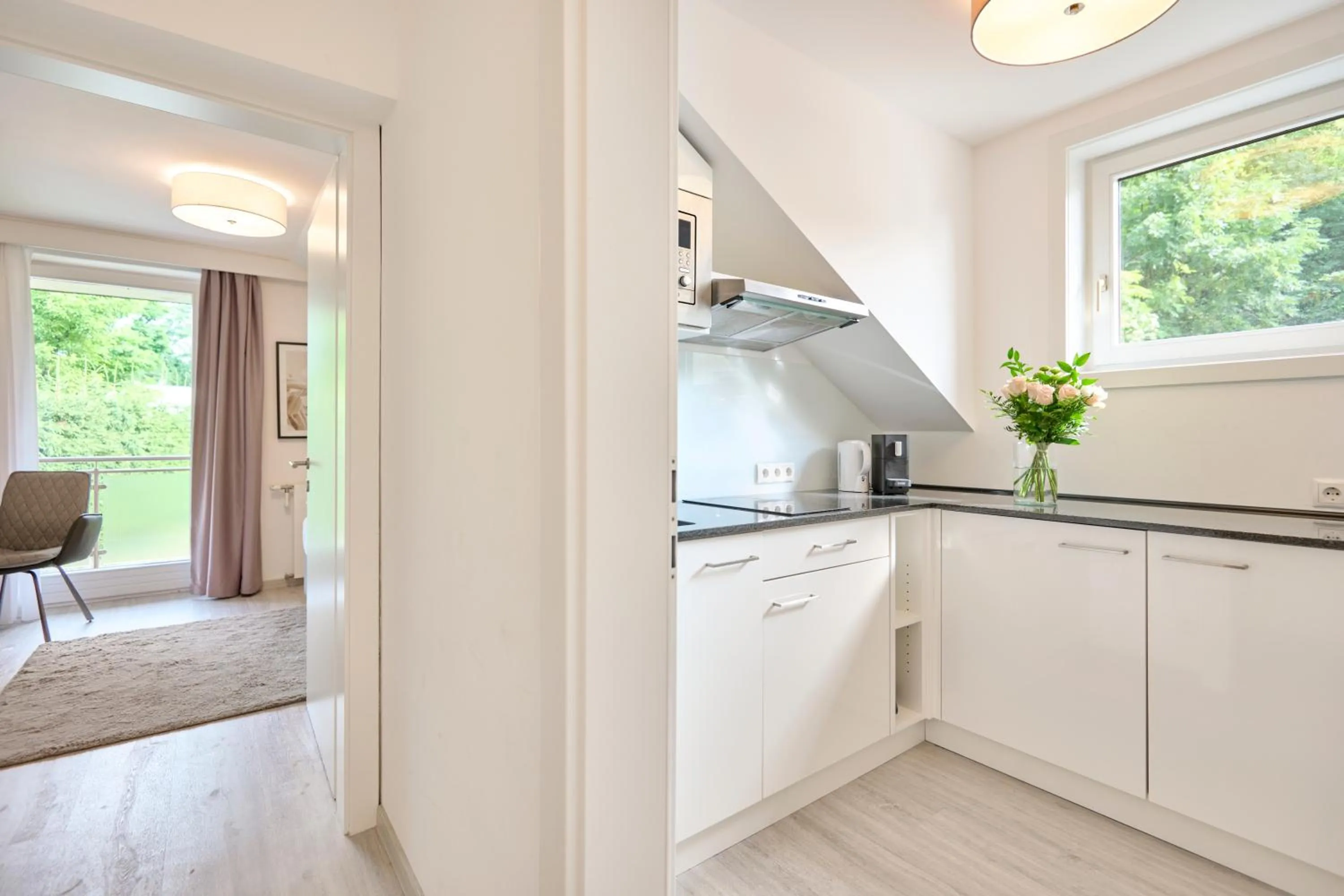 Kitchen or kitchenette in Pension - Ferienwohnungen Zollner