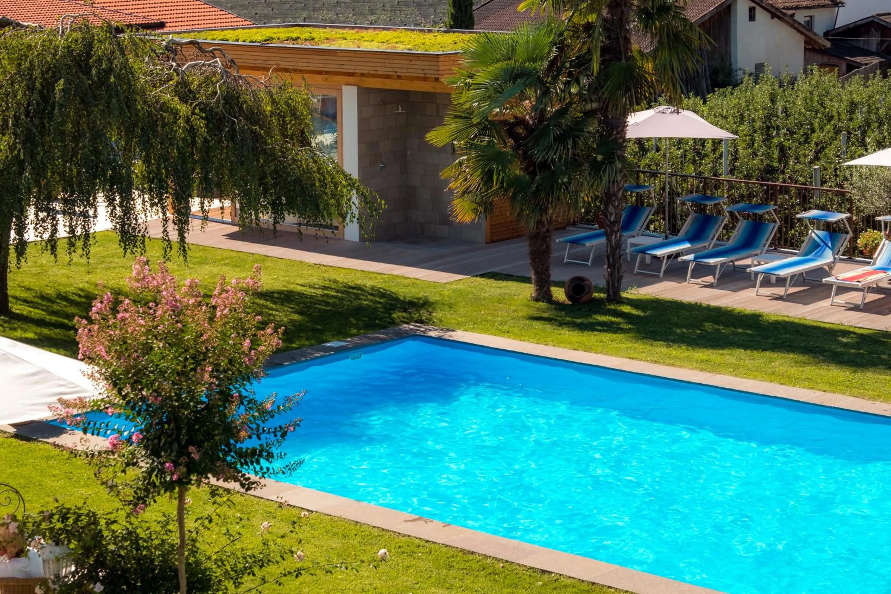 Pool view in Hotel und Residence Johanneshof
