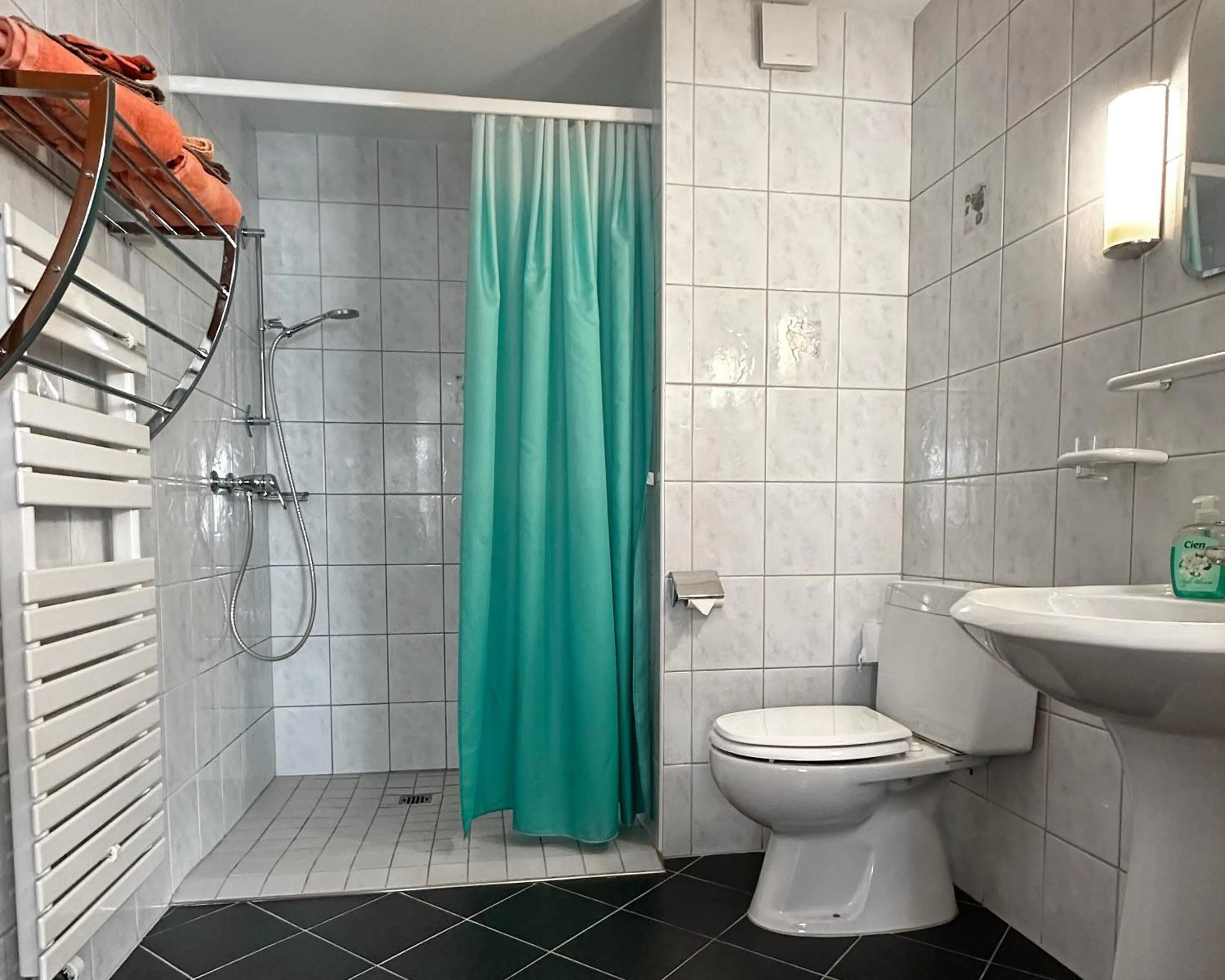 Shower in Hotel Löwen