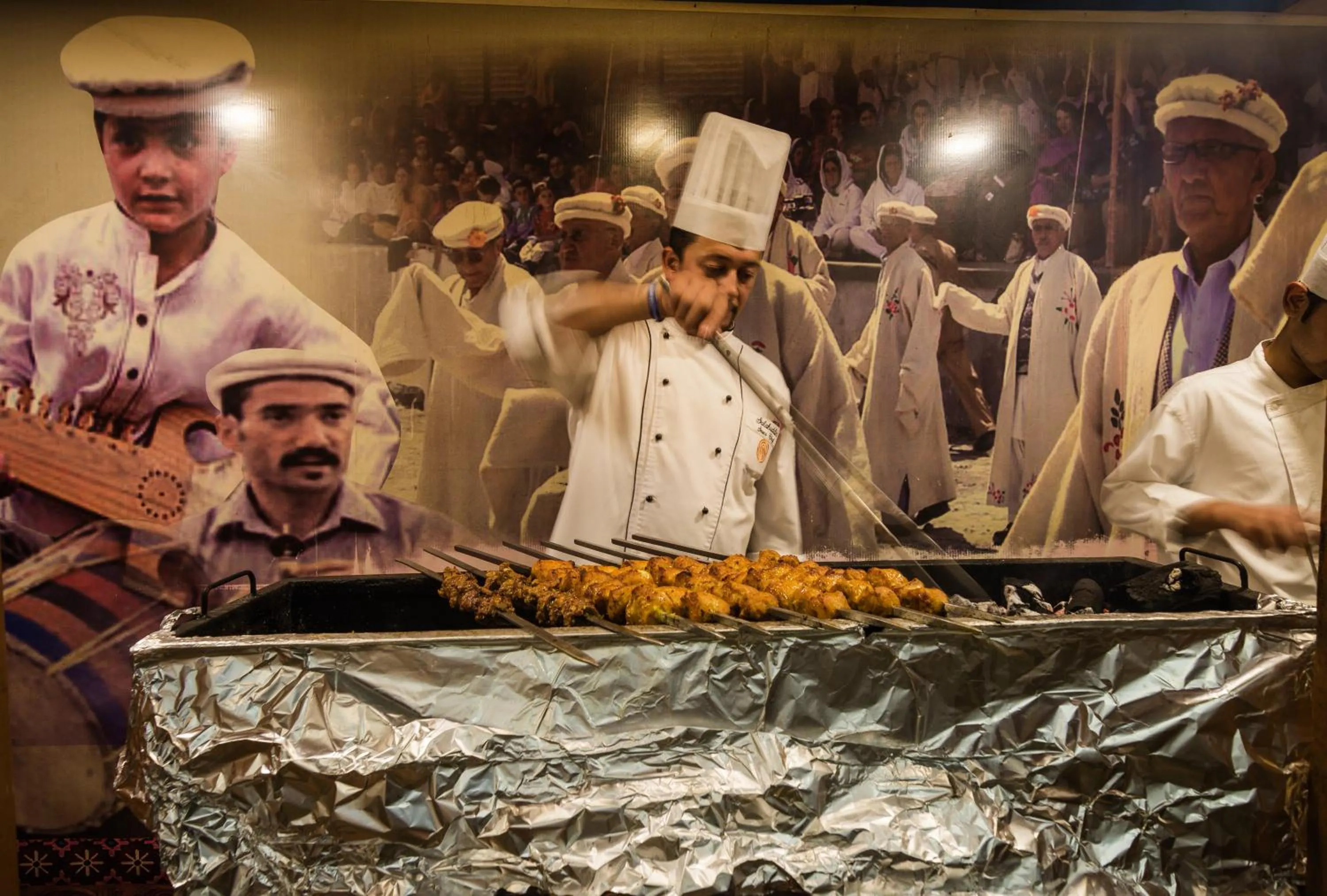 People in Gilgit Serena Hotel