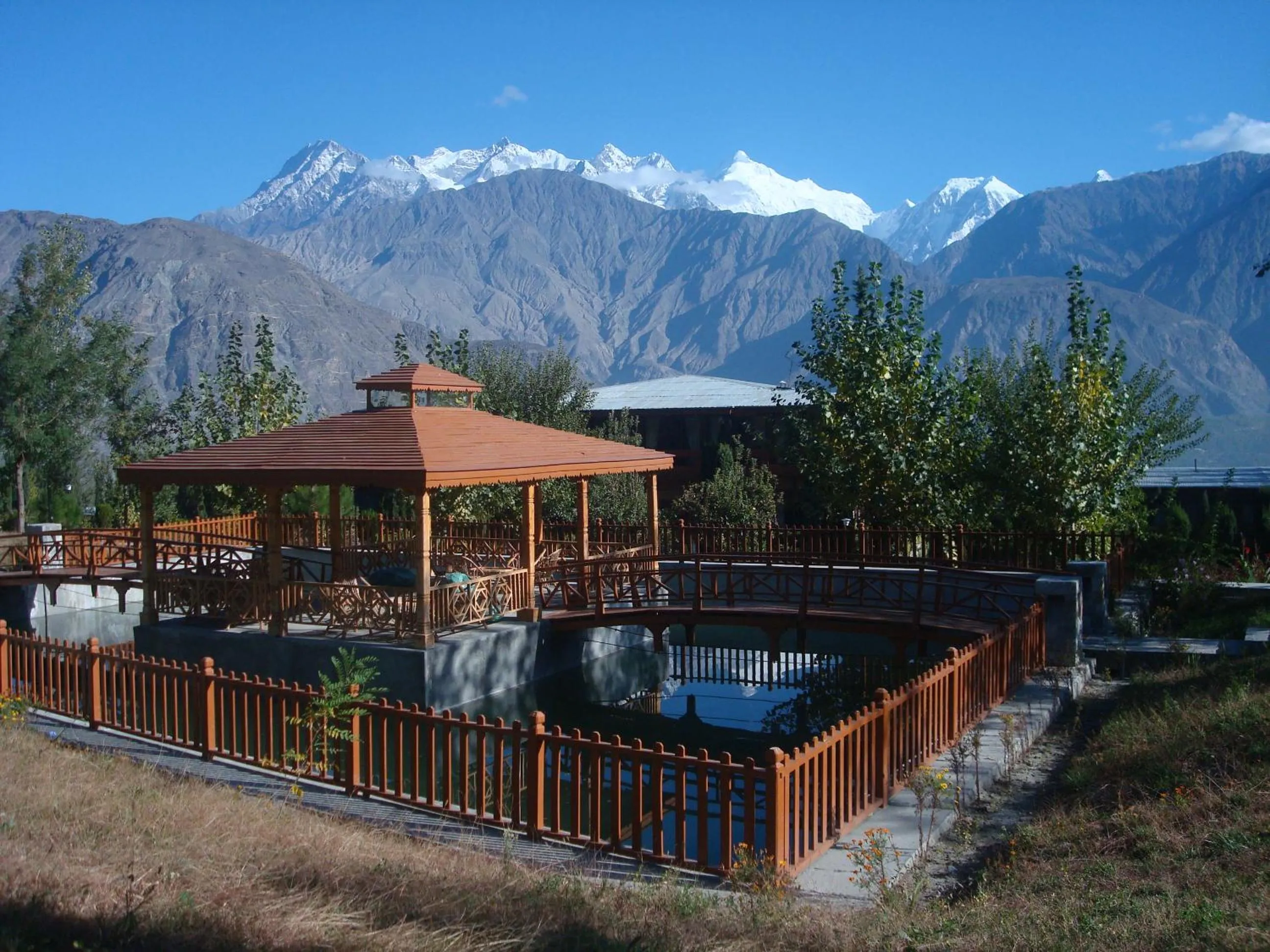 Landmark view in Gilgit Serena Hotel