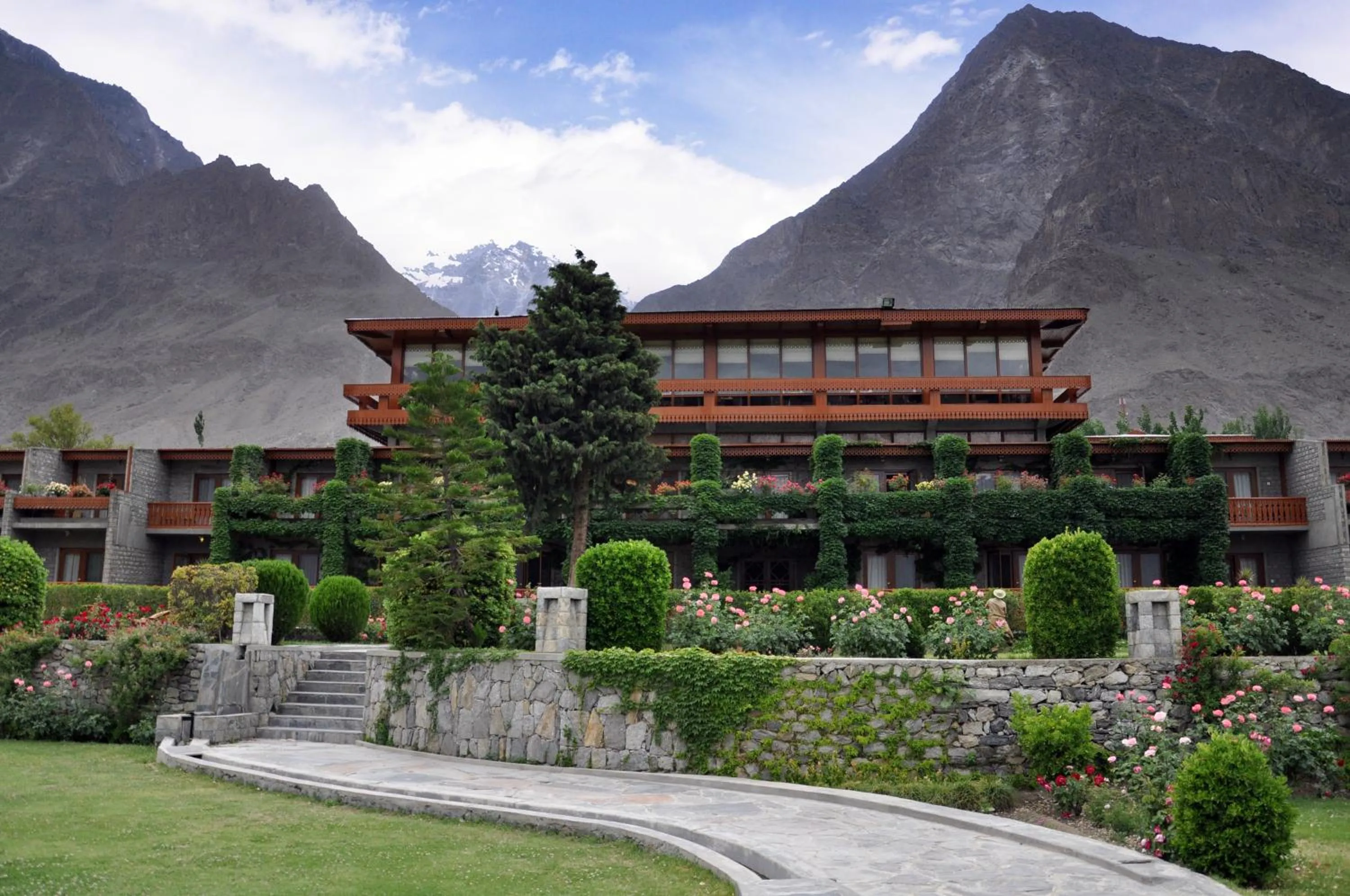 Facade/entrance in Gilgit Serena Hotel