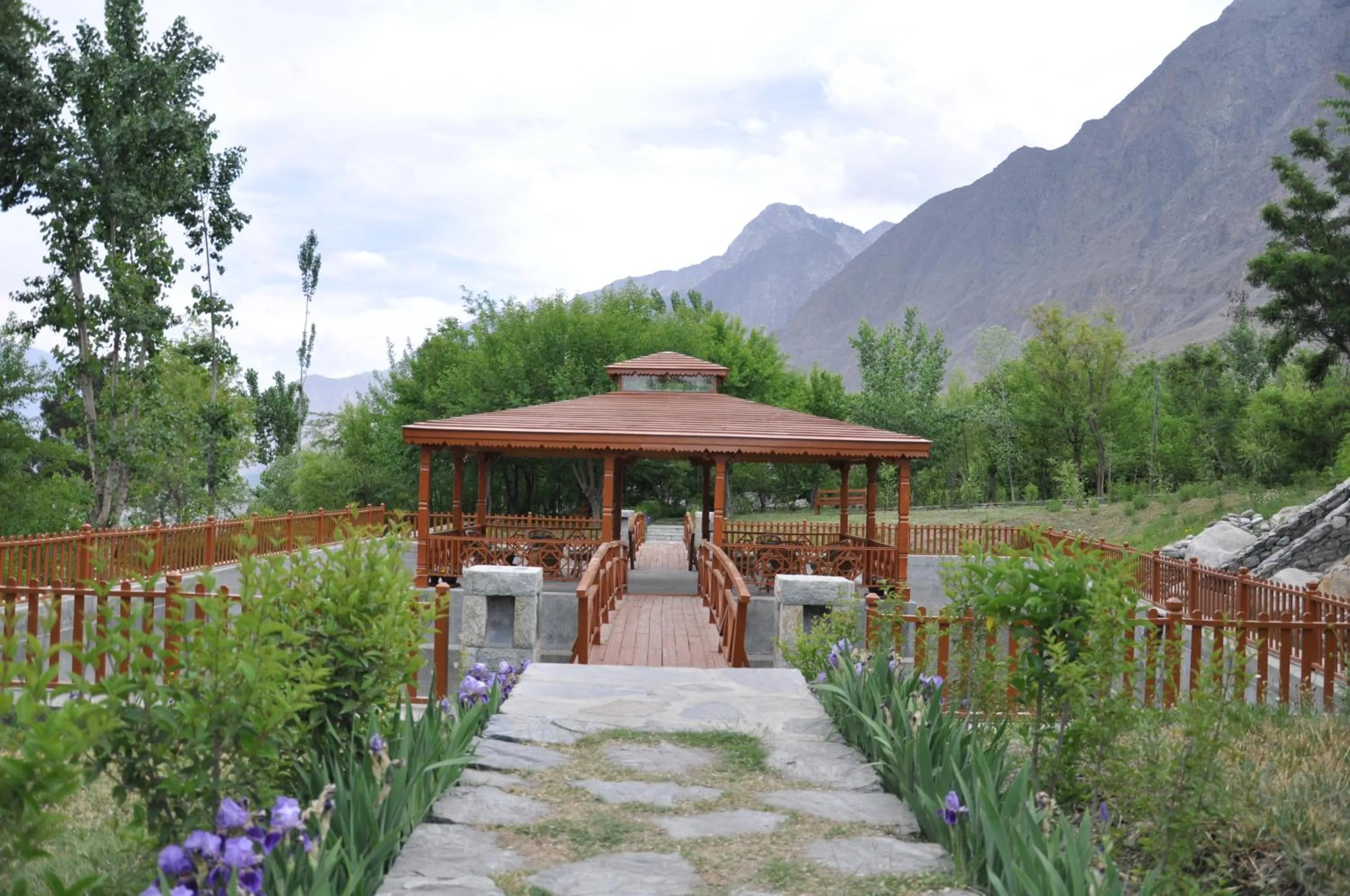 Landmark view in Gilgit Serena Hotel