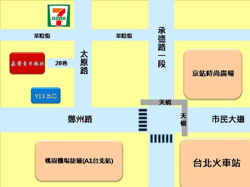 Location in Chia Rong Hostel