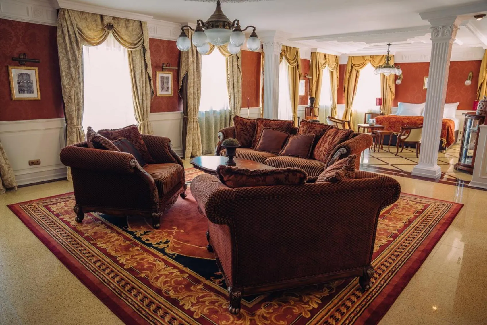 Living room in Erla Villa Boutique Hotel