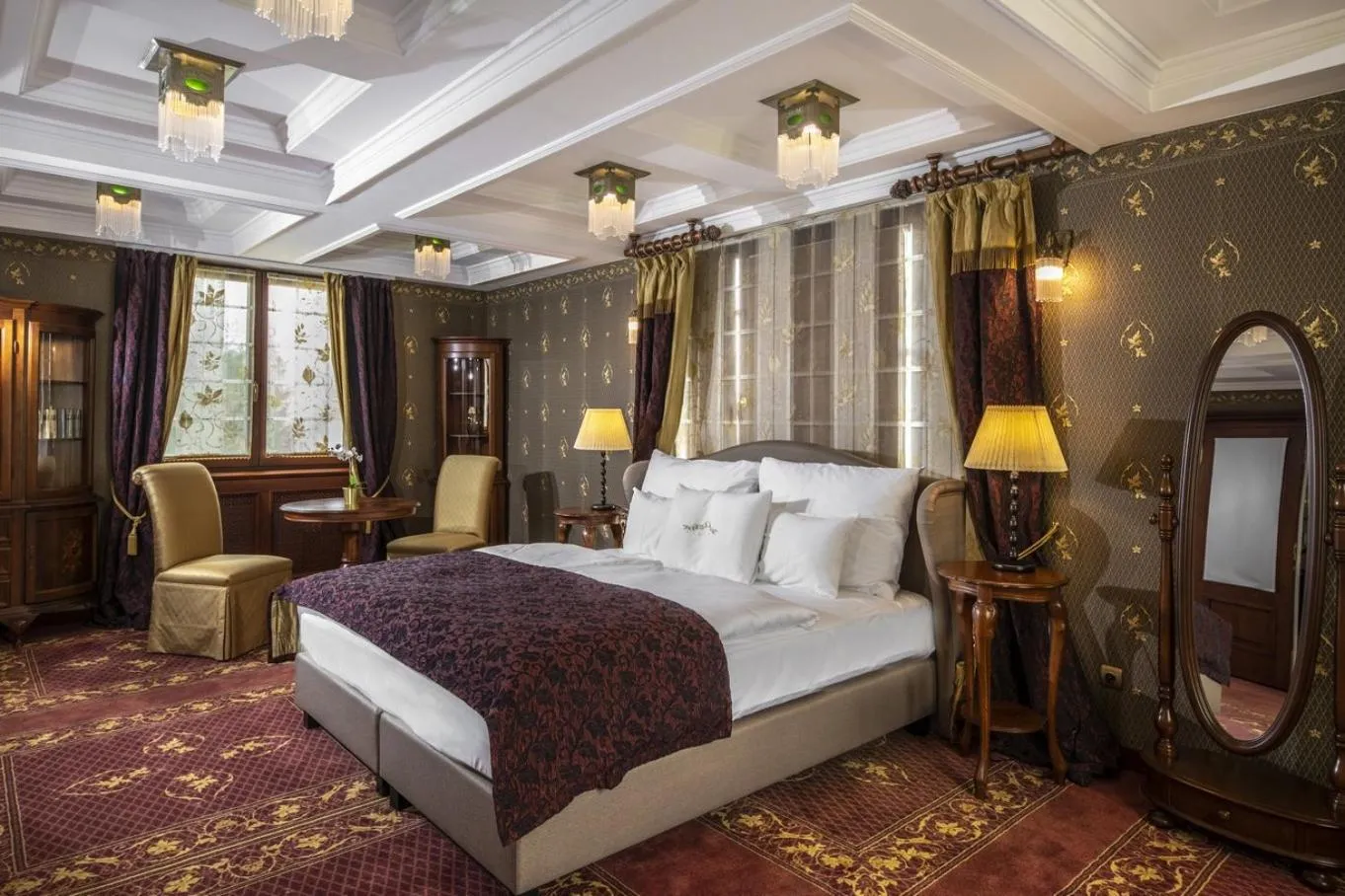 Bed in Erla Villa Boutique Hotel