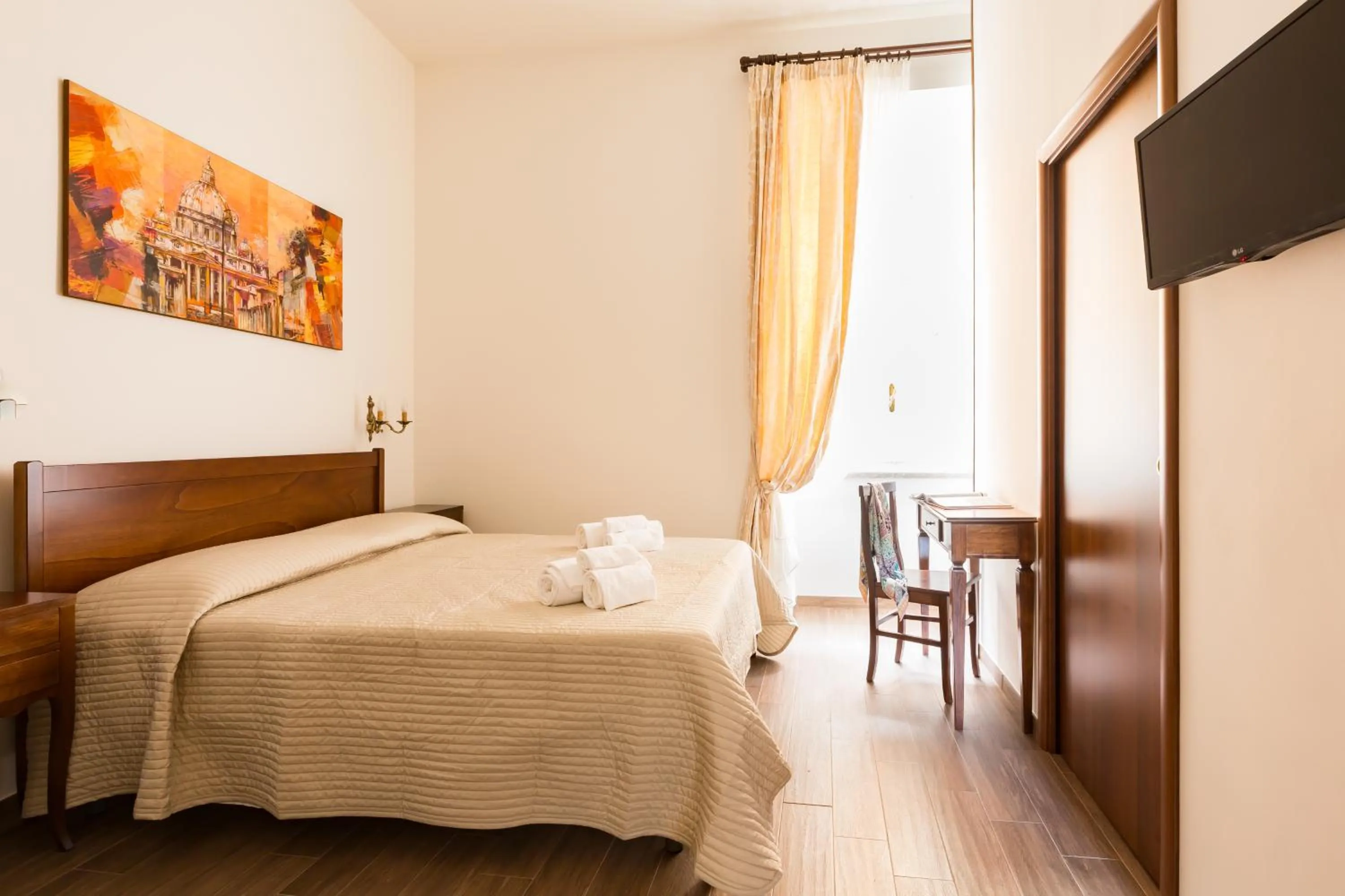 Bedroom, Bed in Casa in Monti