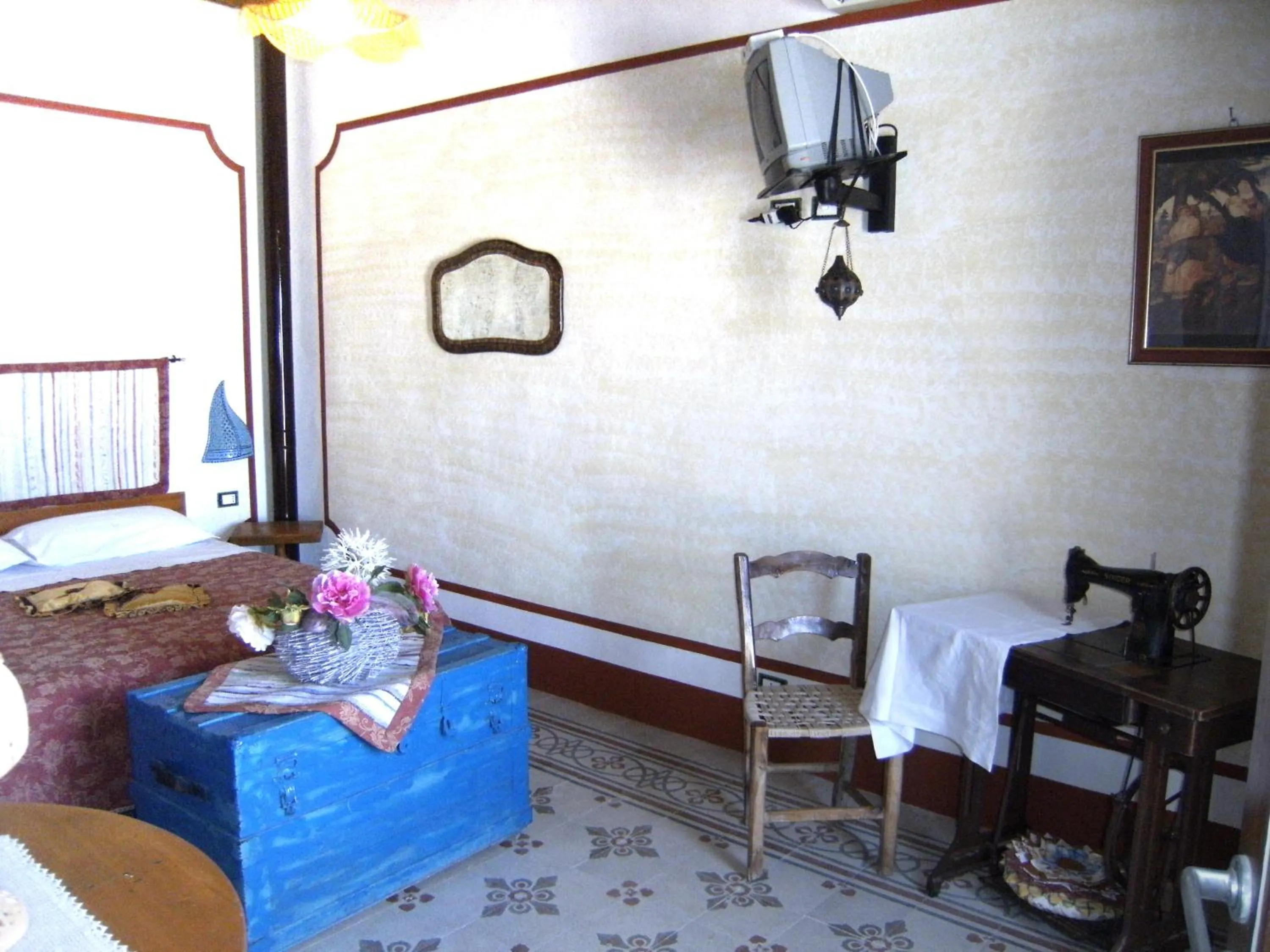 Decorative detail in Baglio Trinacria