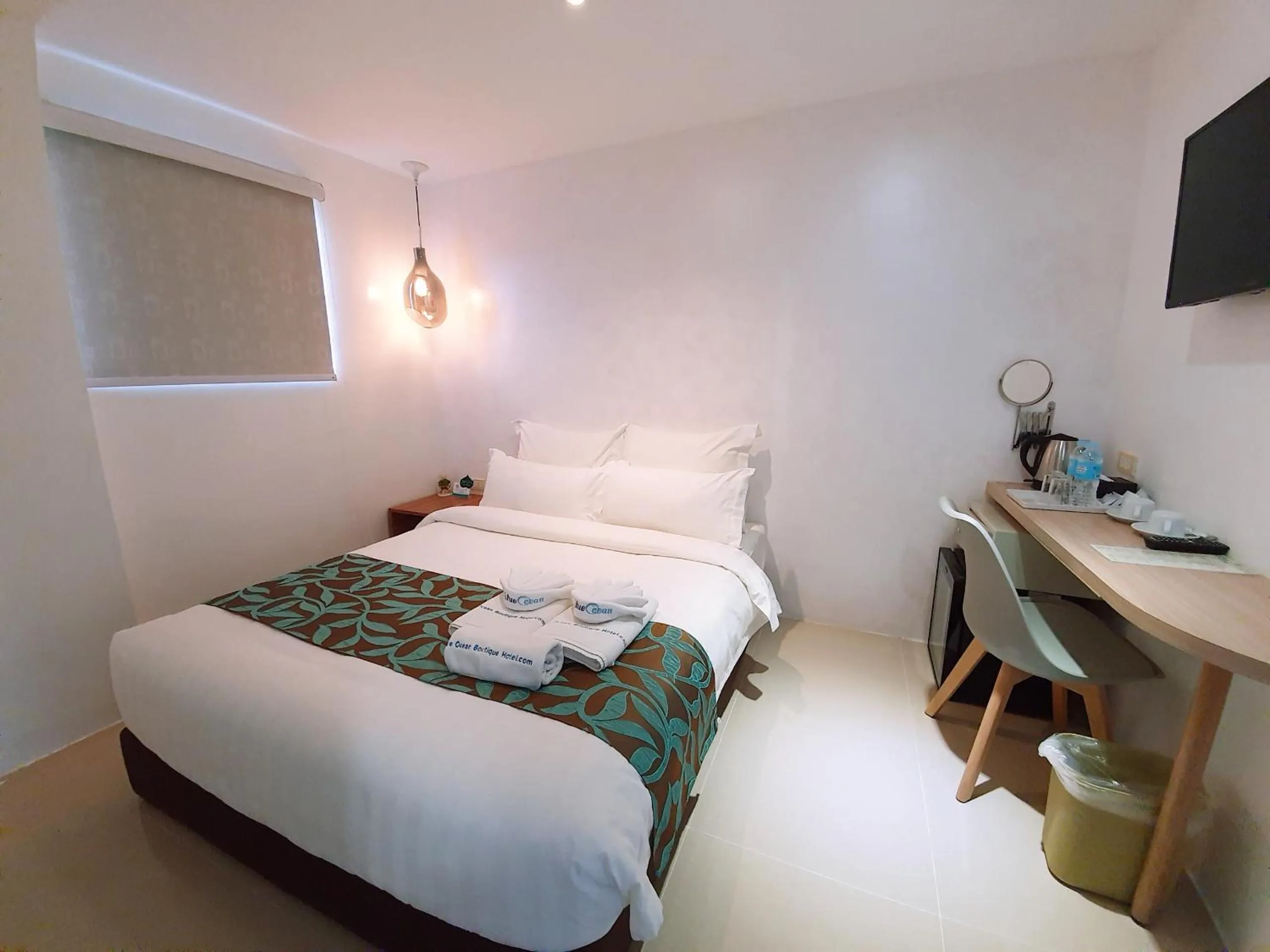 Bedroom, Bed in BLUE OCEAN BOUTIQUE HOTEL - Boracay Island