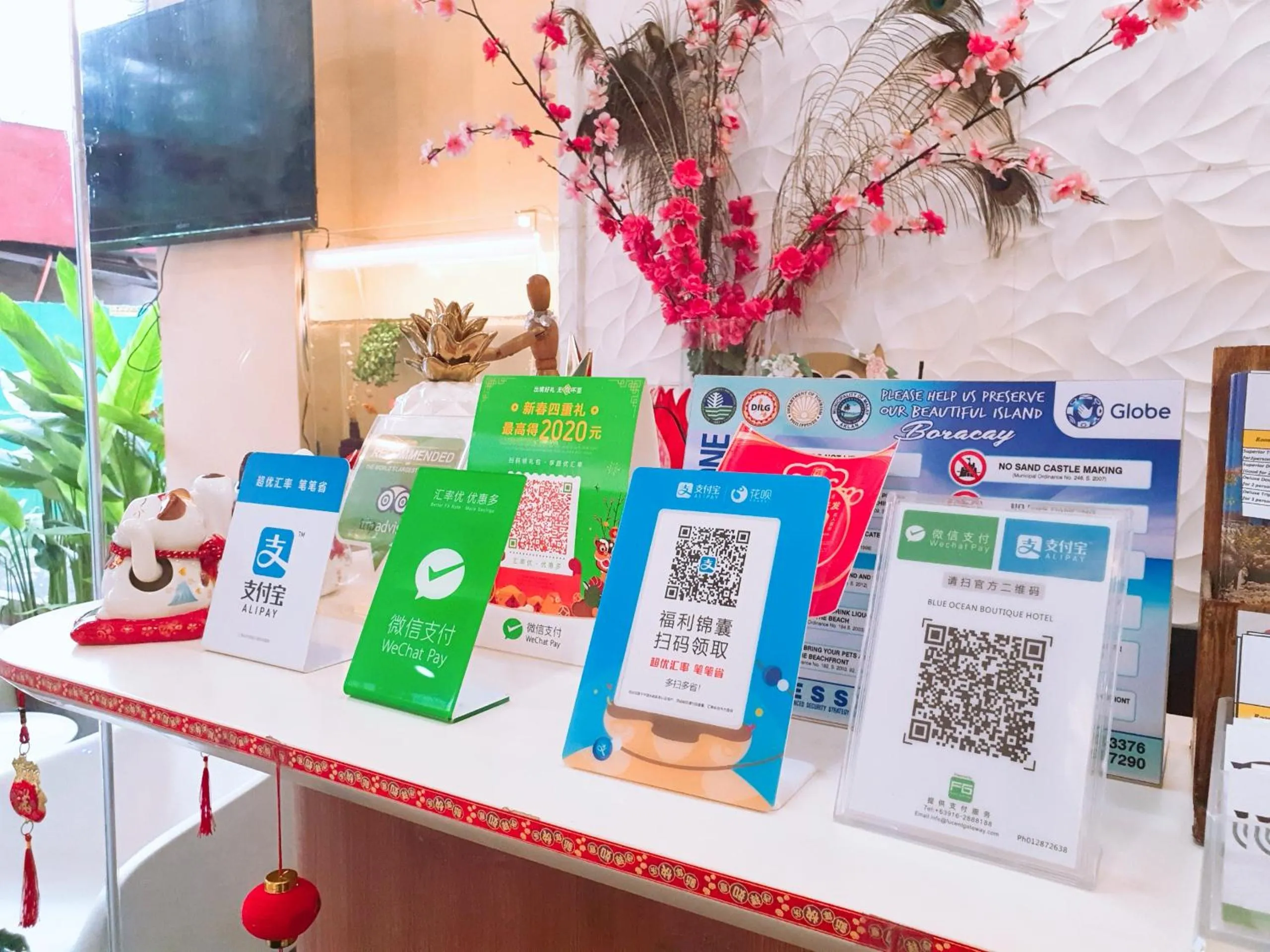 Lobby or reception in BLUE OCEAN BOUTIQUE HOTEL - Boracay Island