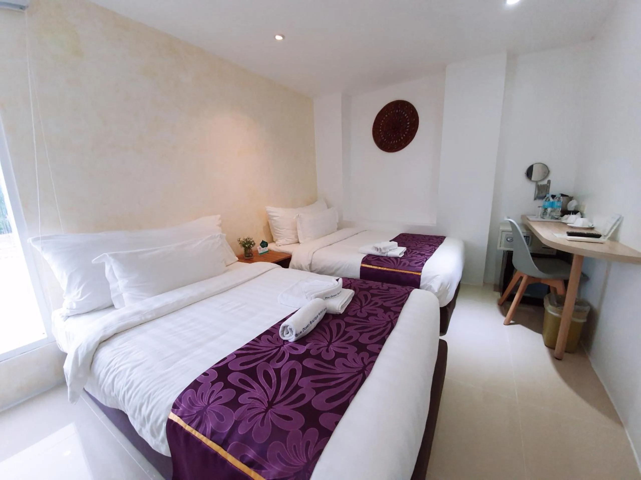 Bedroom, Bed in BLUE OCEAN BOUTIQUE HOTEL - Boracay Island