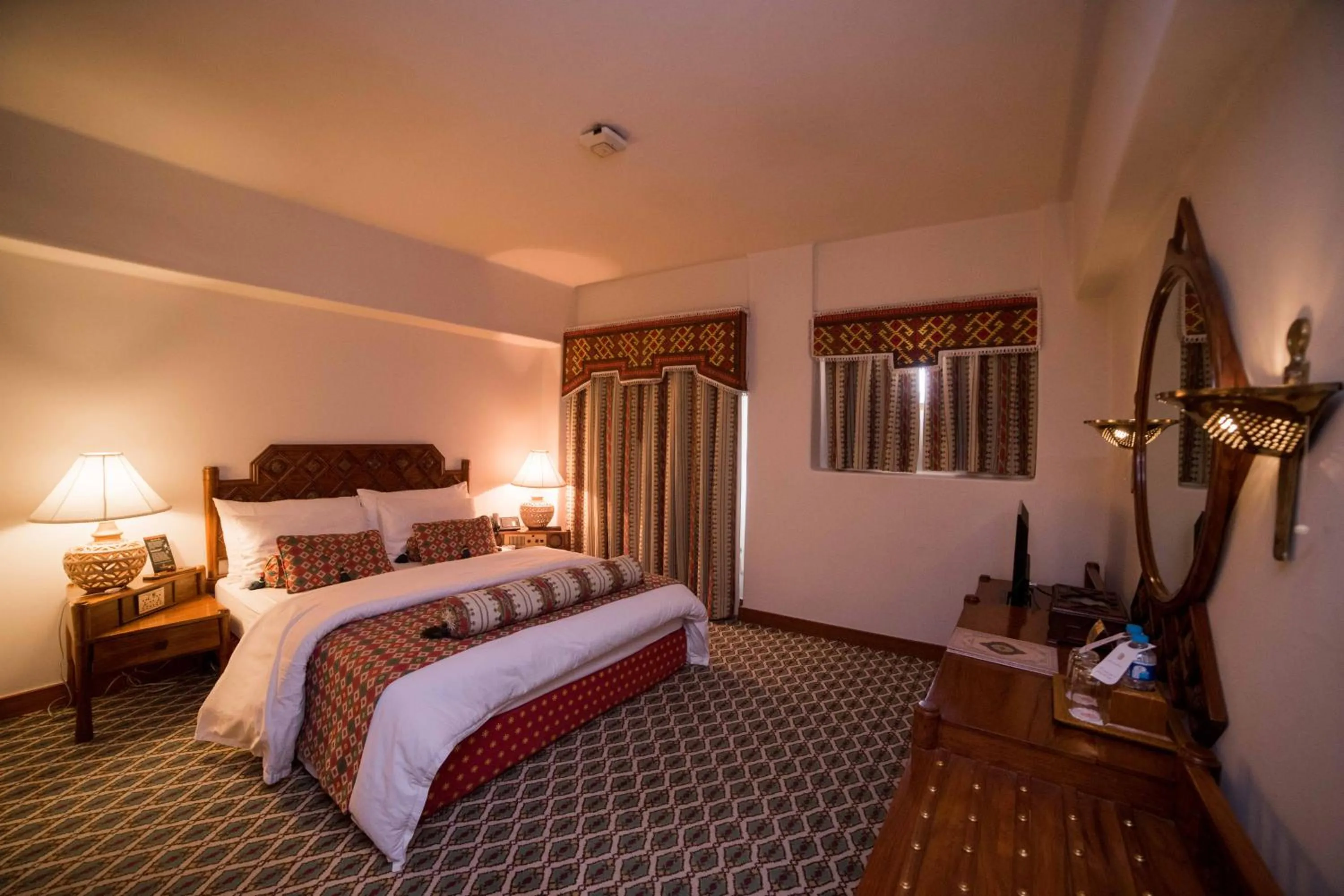 Bed in Quetta Serena Hotel