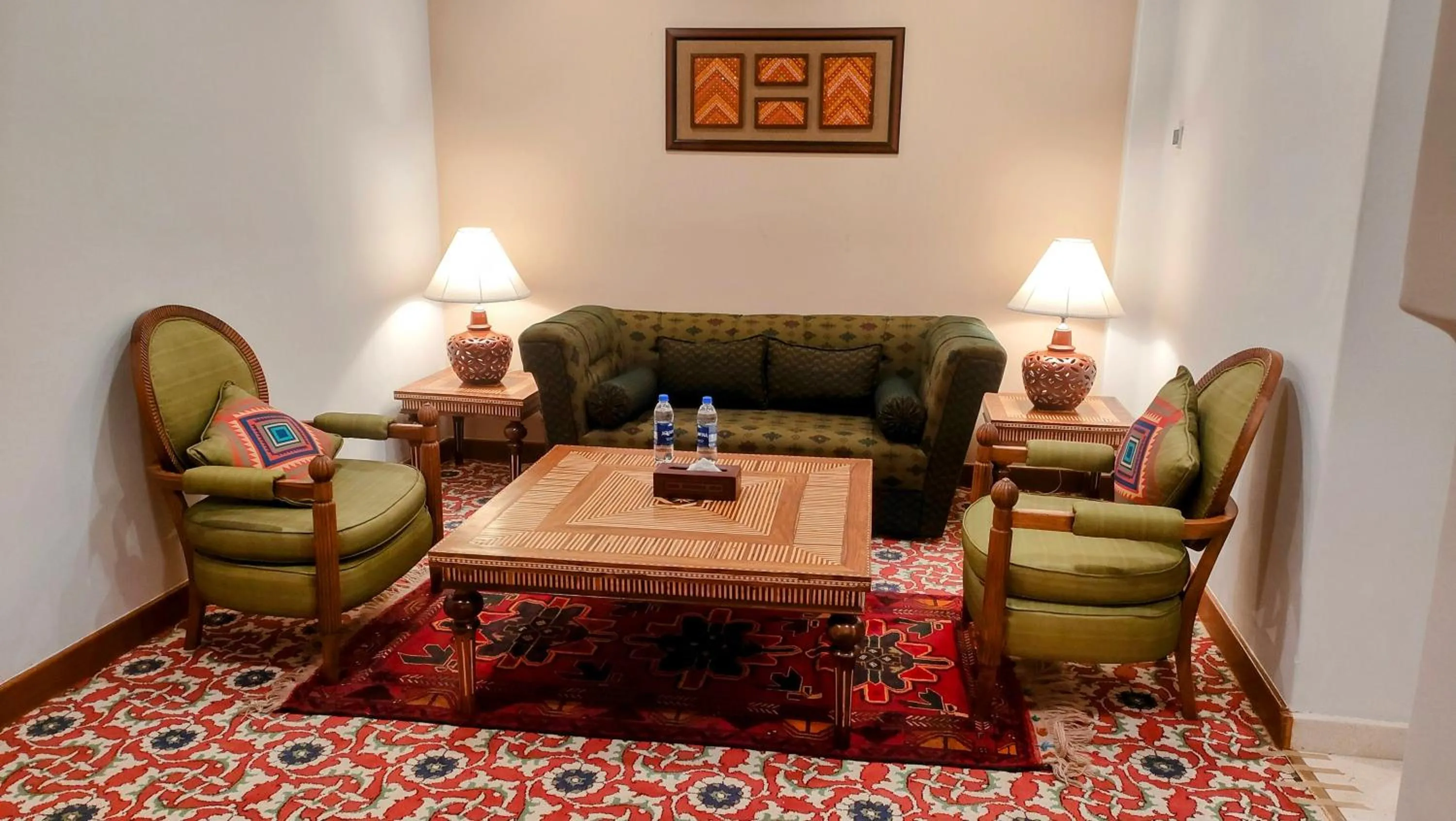 Seating area in Quetta Serena Hotel