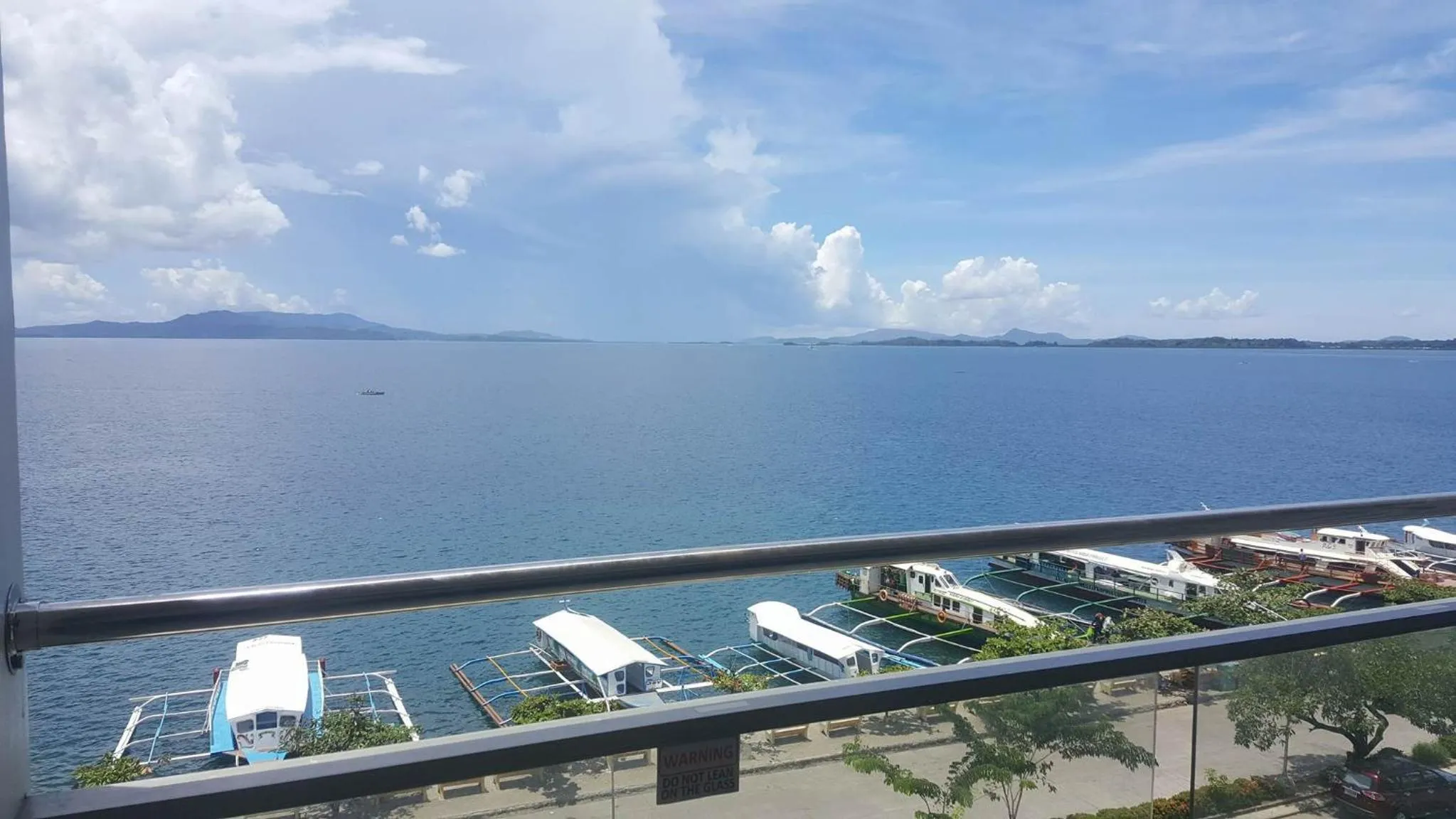 Lake view in Hotel Tavern Surigao