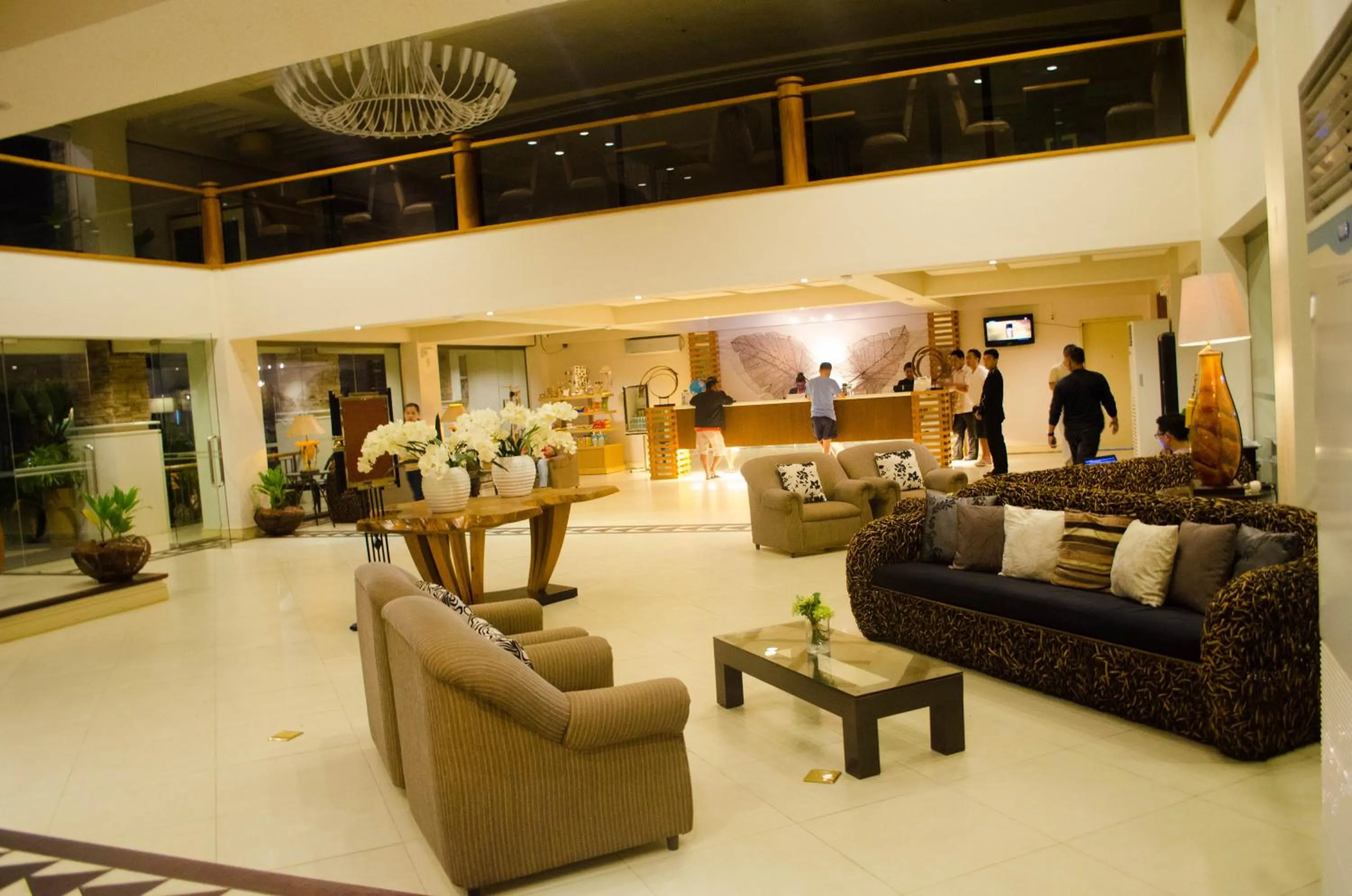 Lobby or reception in Hotel Tavern Surigao