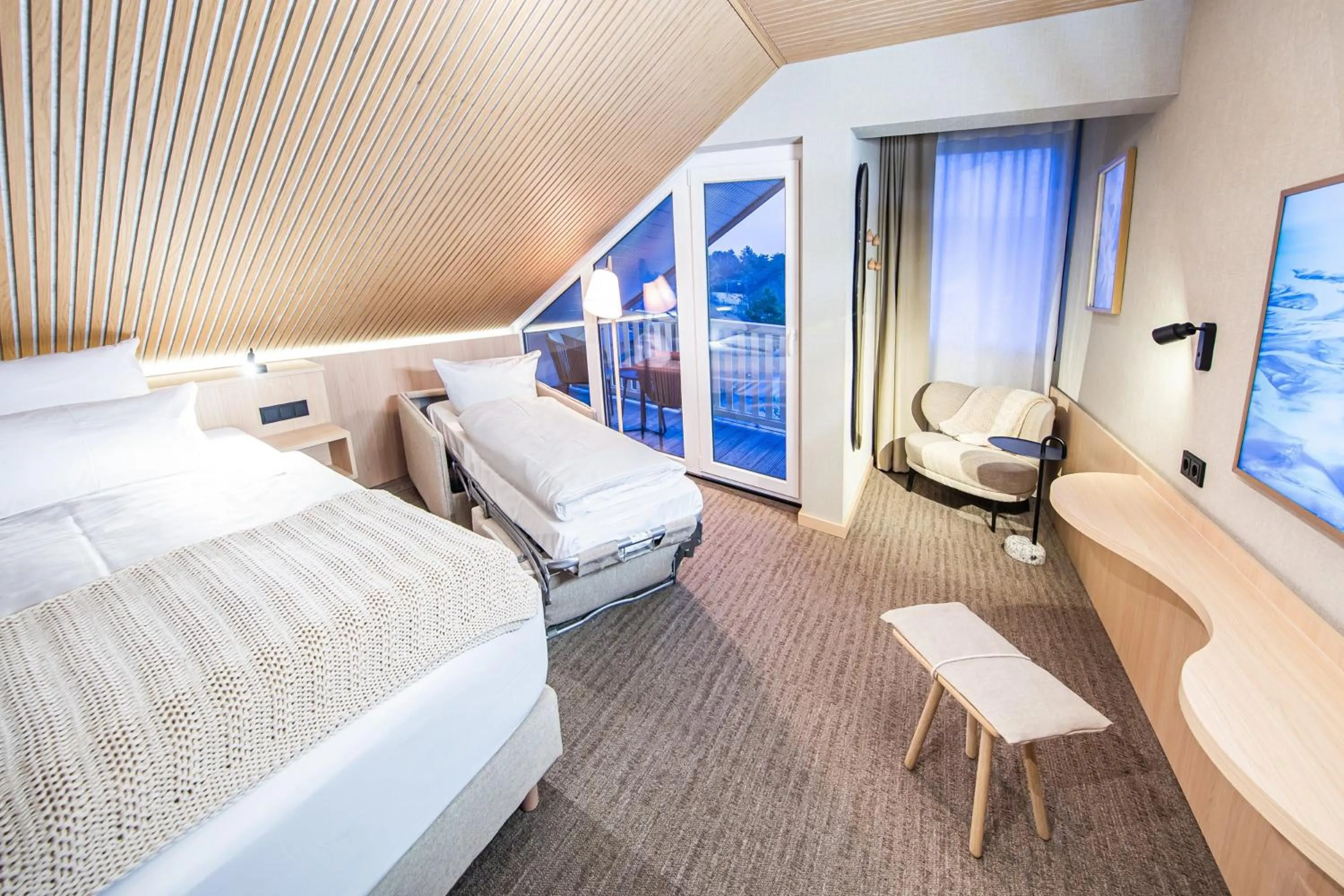 Bedroom, Bed in Bude54