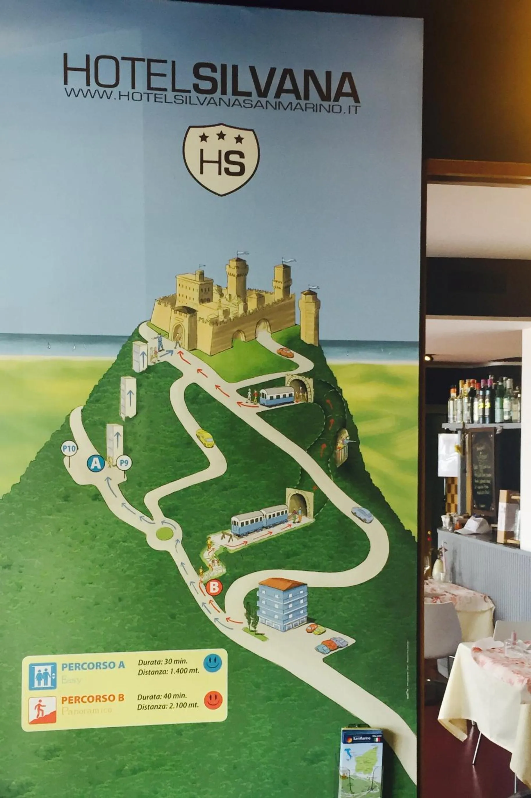 Property logo or sign in Hotel Silvana