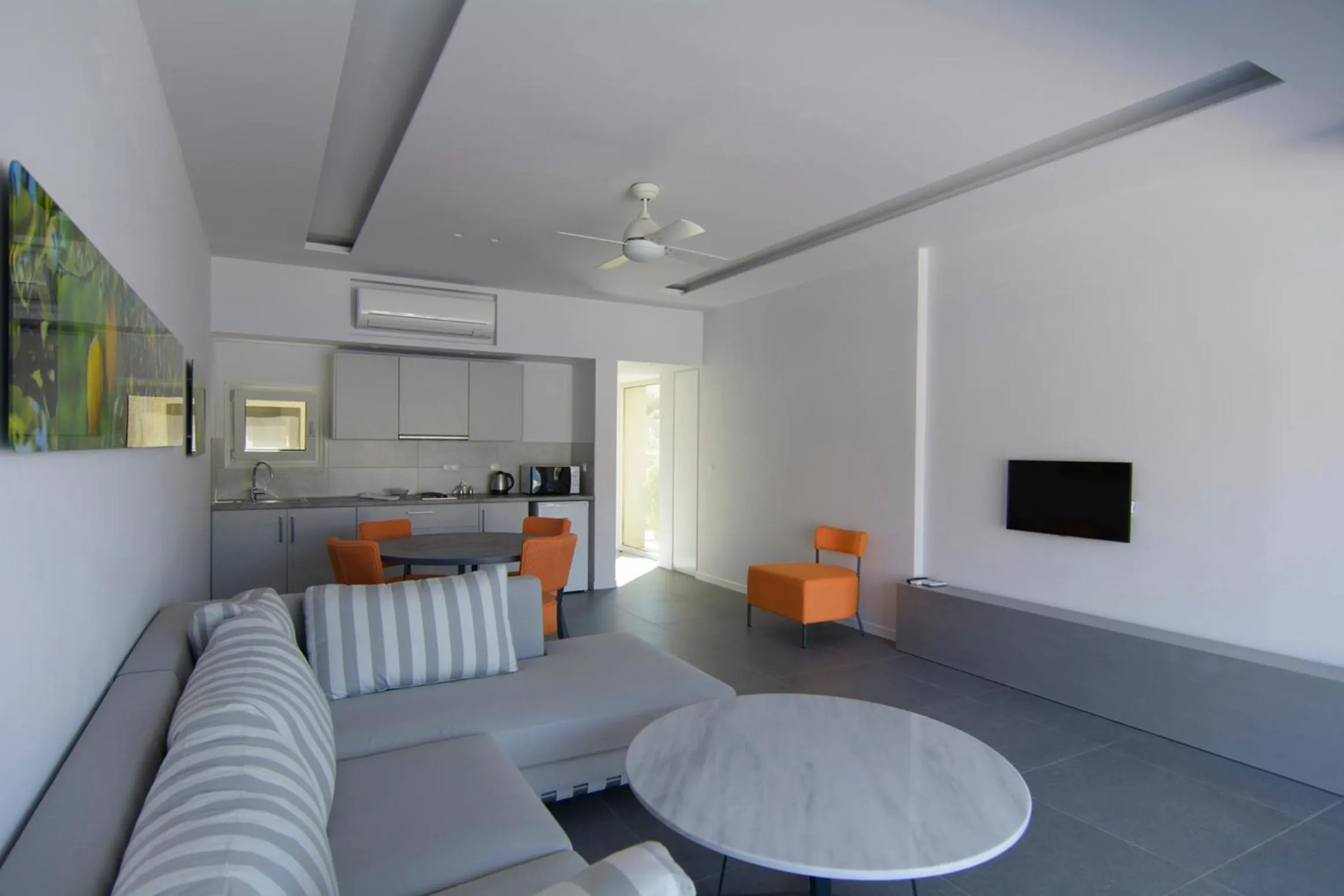 Living room in Lavender Cove