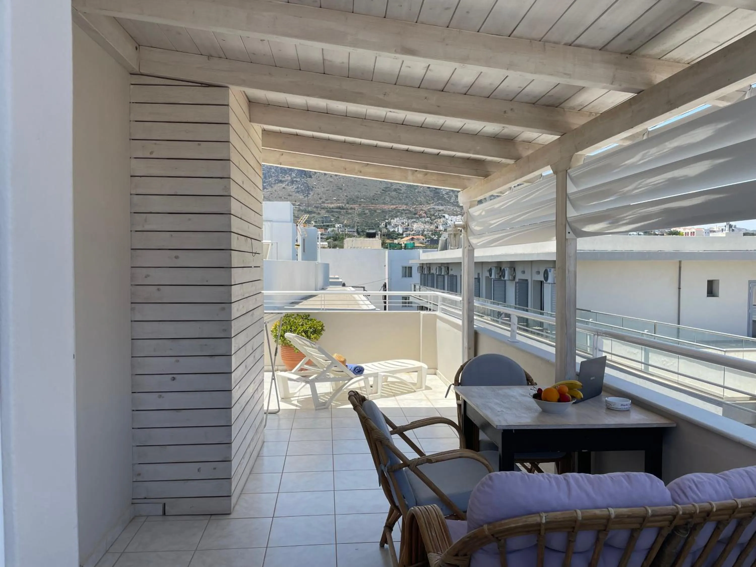Balcony/Terrace in Voula Hotel