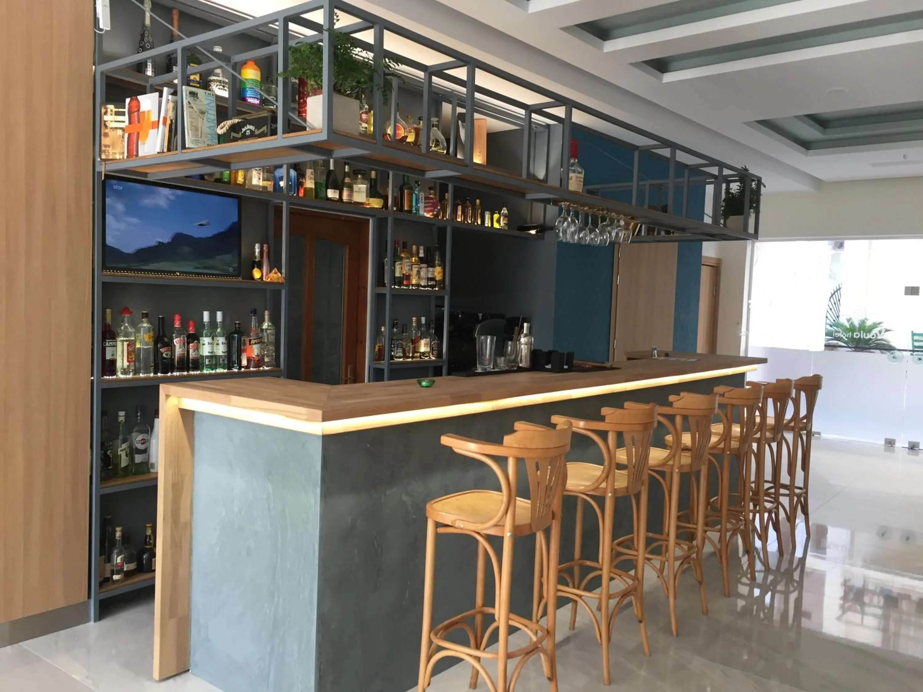 Lounge or bar in Voula Hotel