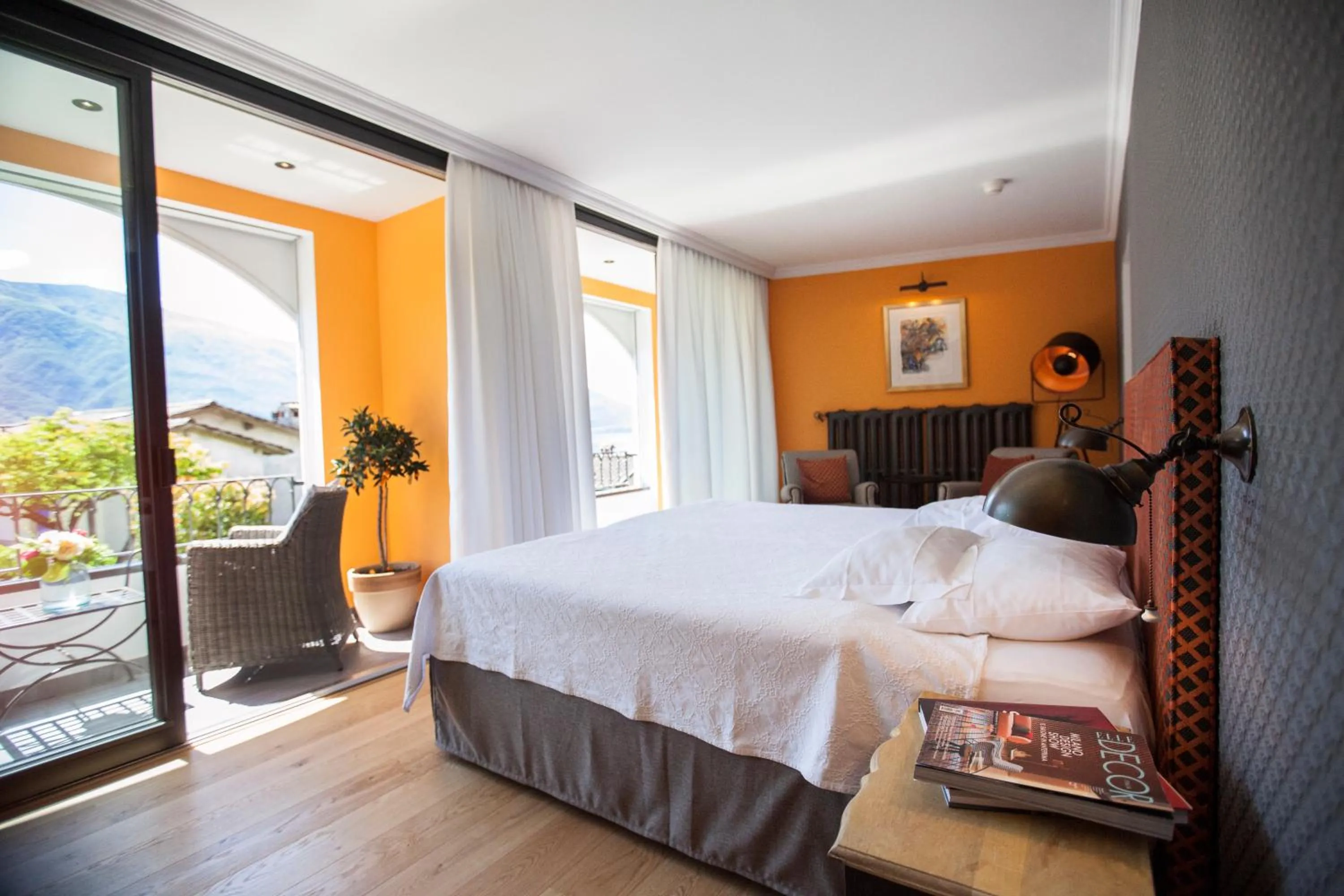 View (from property/room), Bed in Art Hotel Riposo