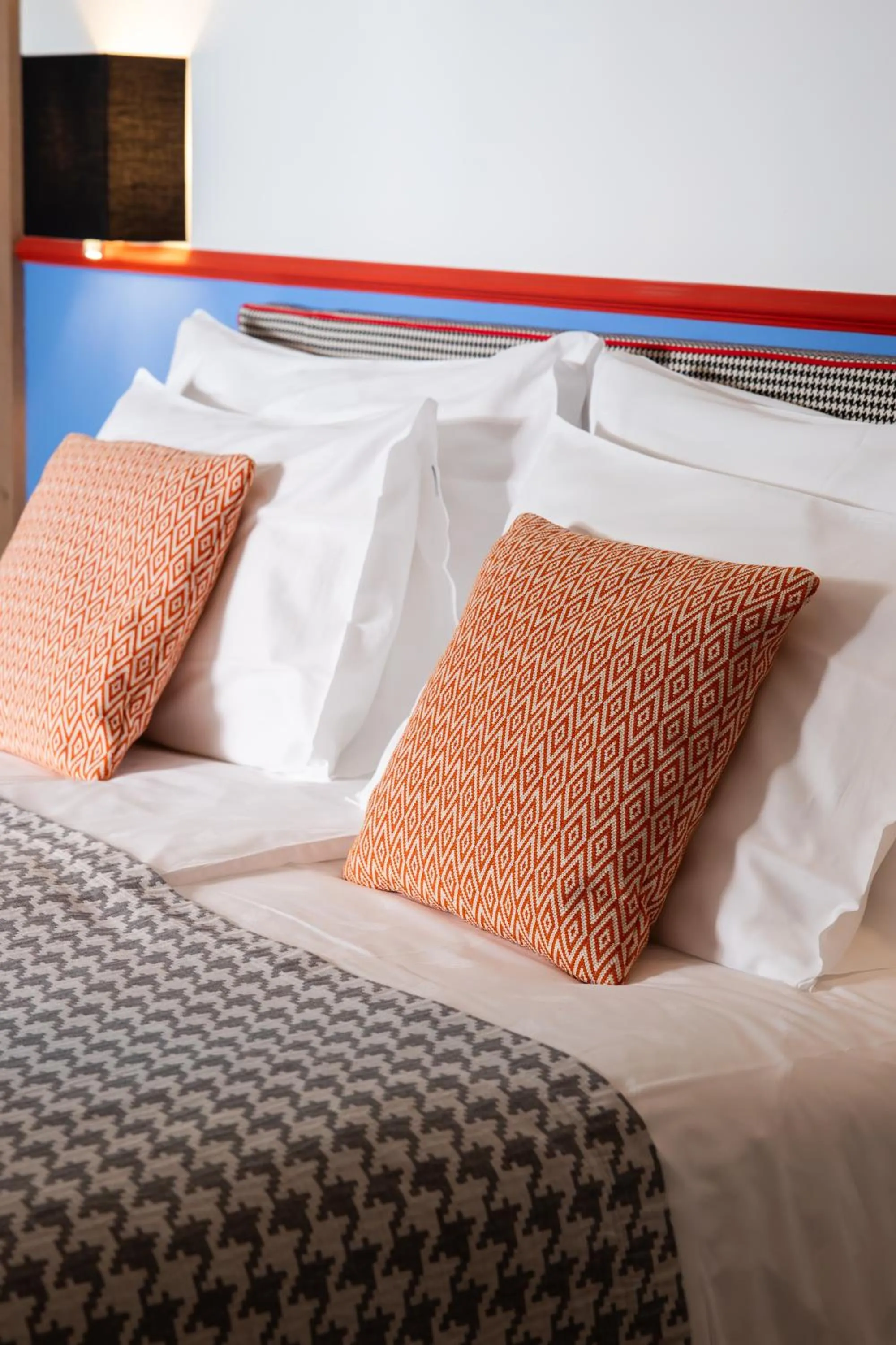 Bed in Art Hotel Riposo