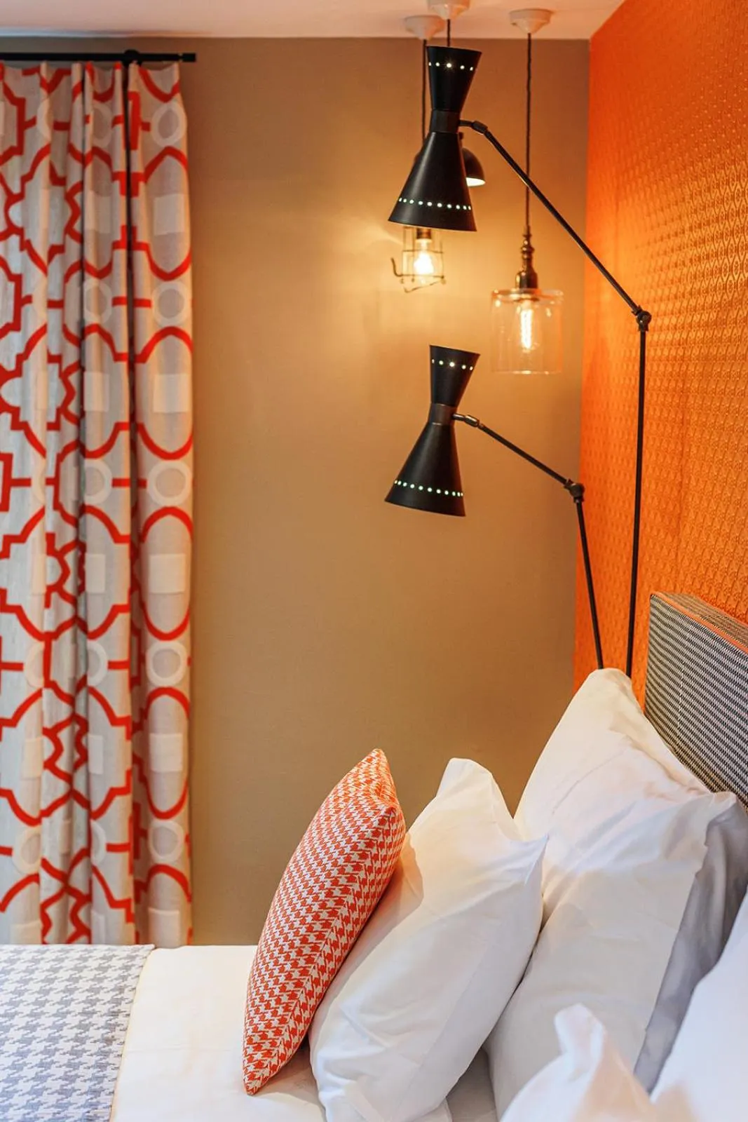 Bed in Art Hotel Riposo