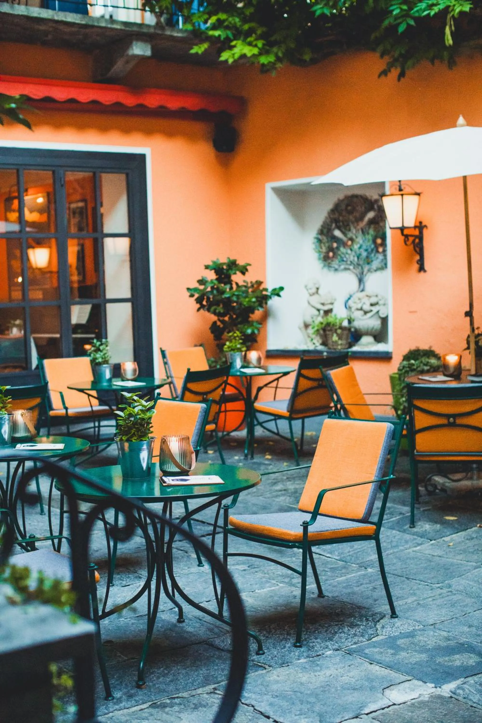 Patio in Art Hotel Riposo