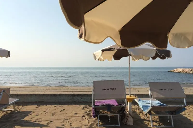 Beach in Hotel Milano