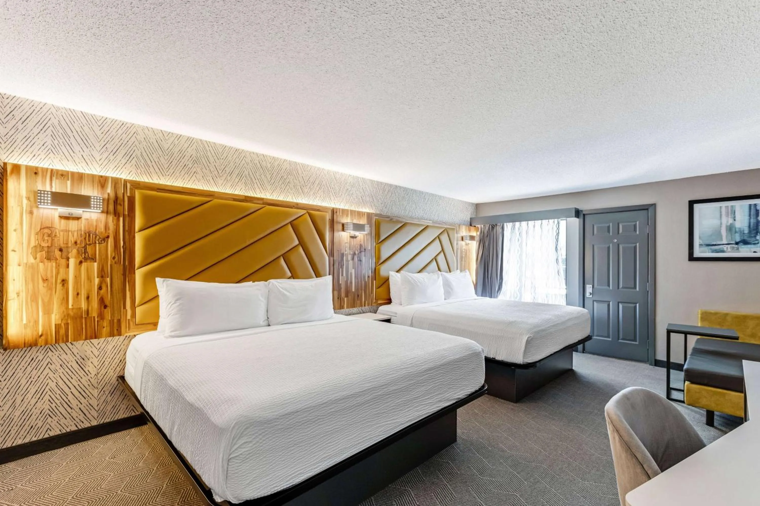 Bed in The Wander Hotel