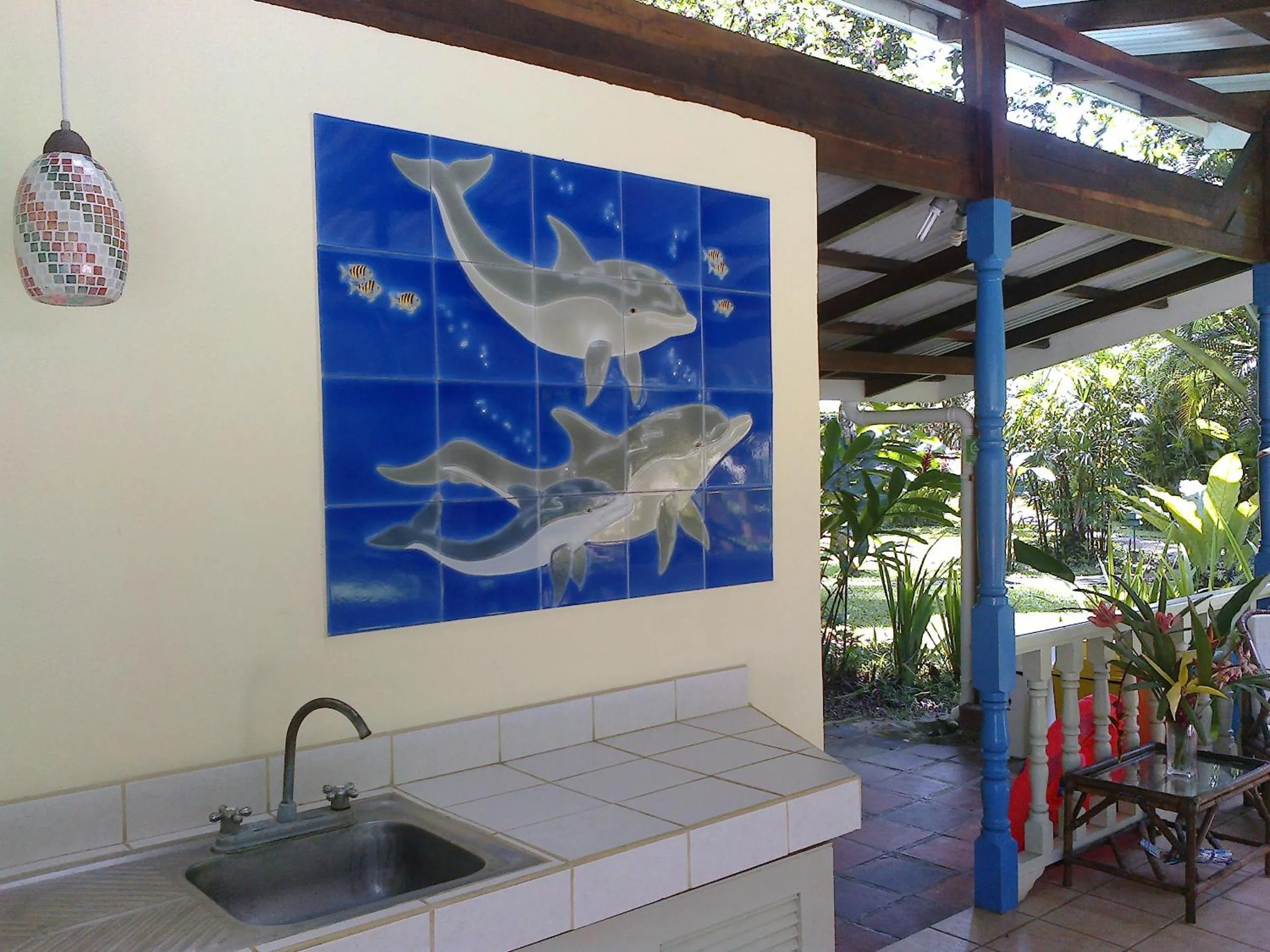 Decorative detail in Playa Negra Guesthouse