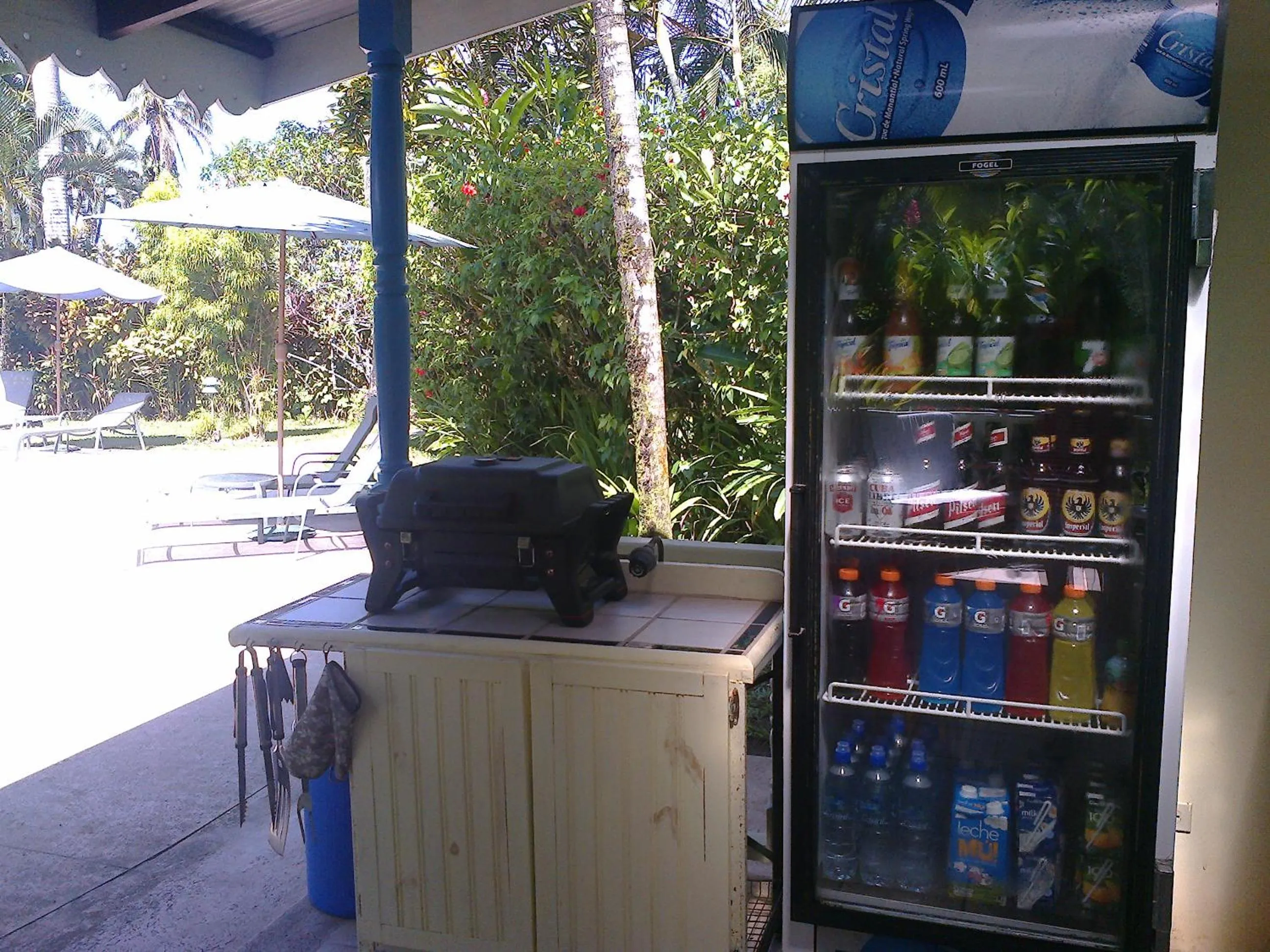 BBQ facilities in Playa Negra Guesthouse