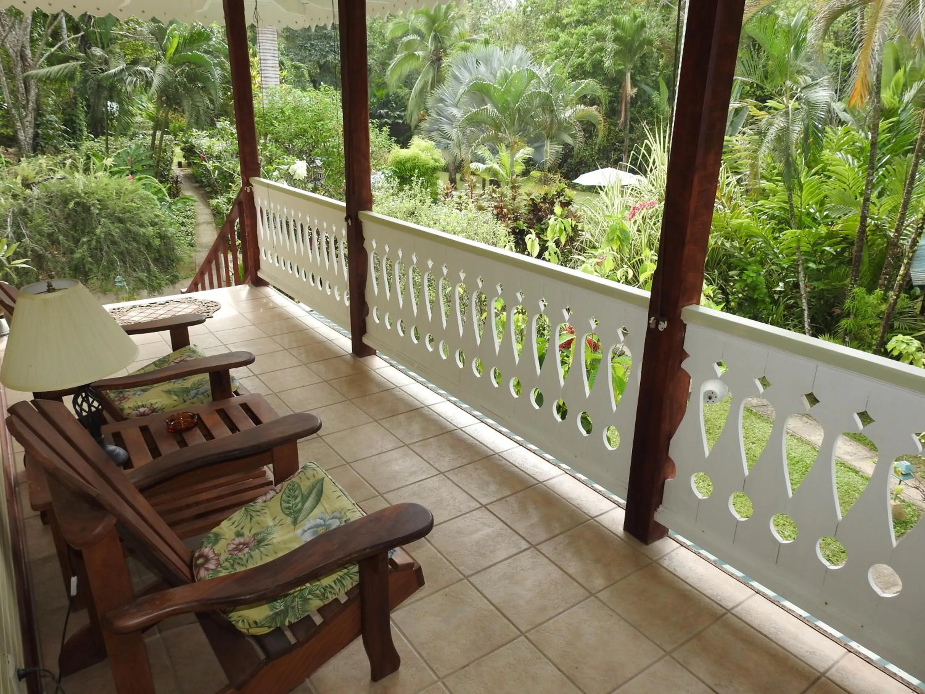 Pool view in Playa Negra Guesthouse
