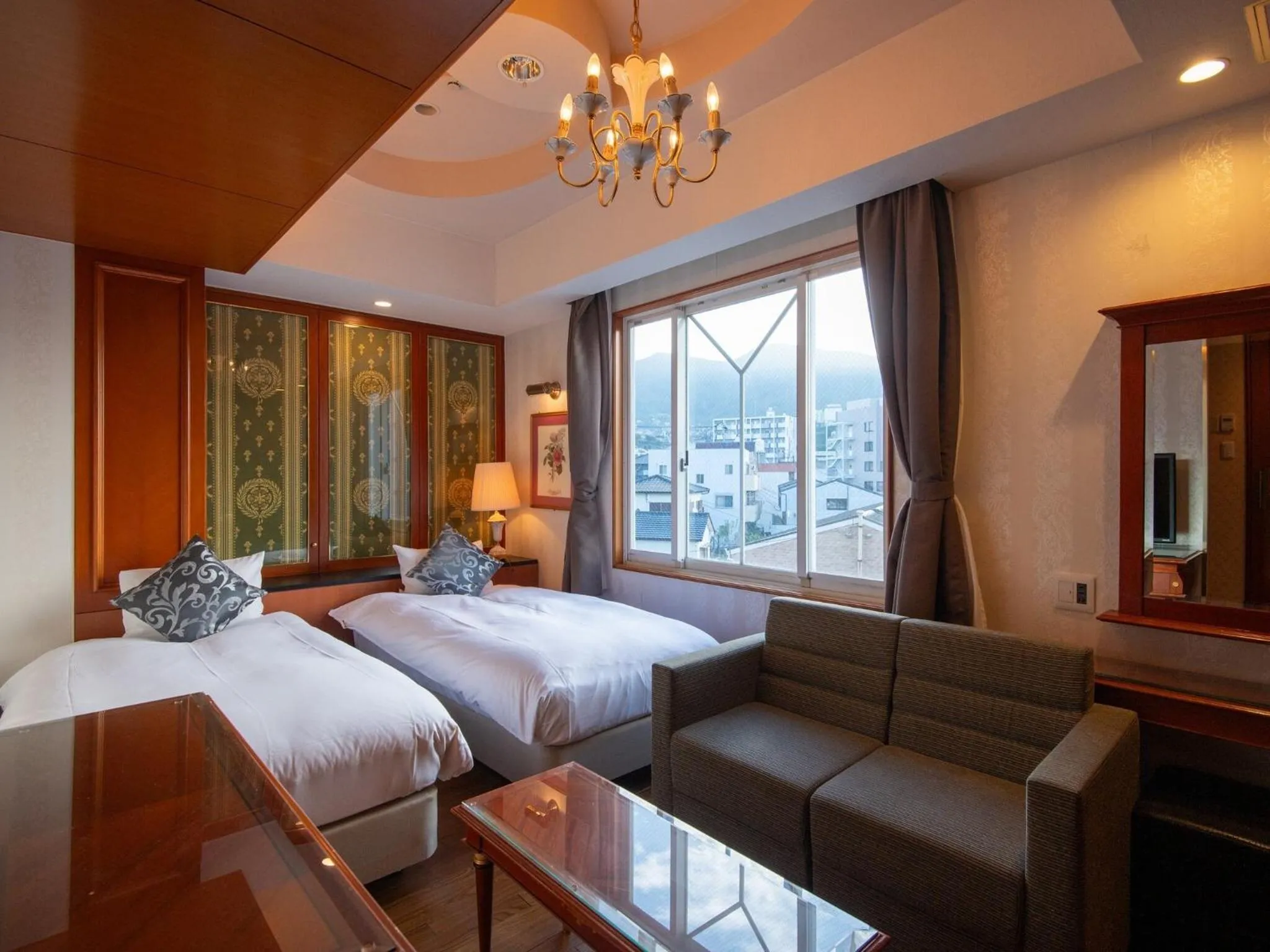 Bedroom, Bed in Hotel Concerto Nagasaki