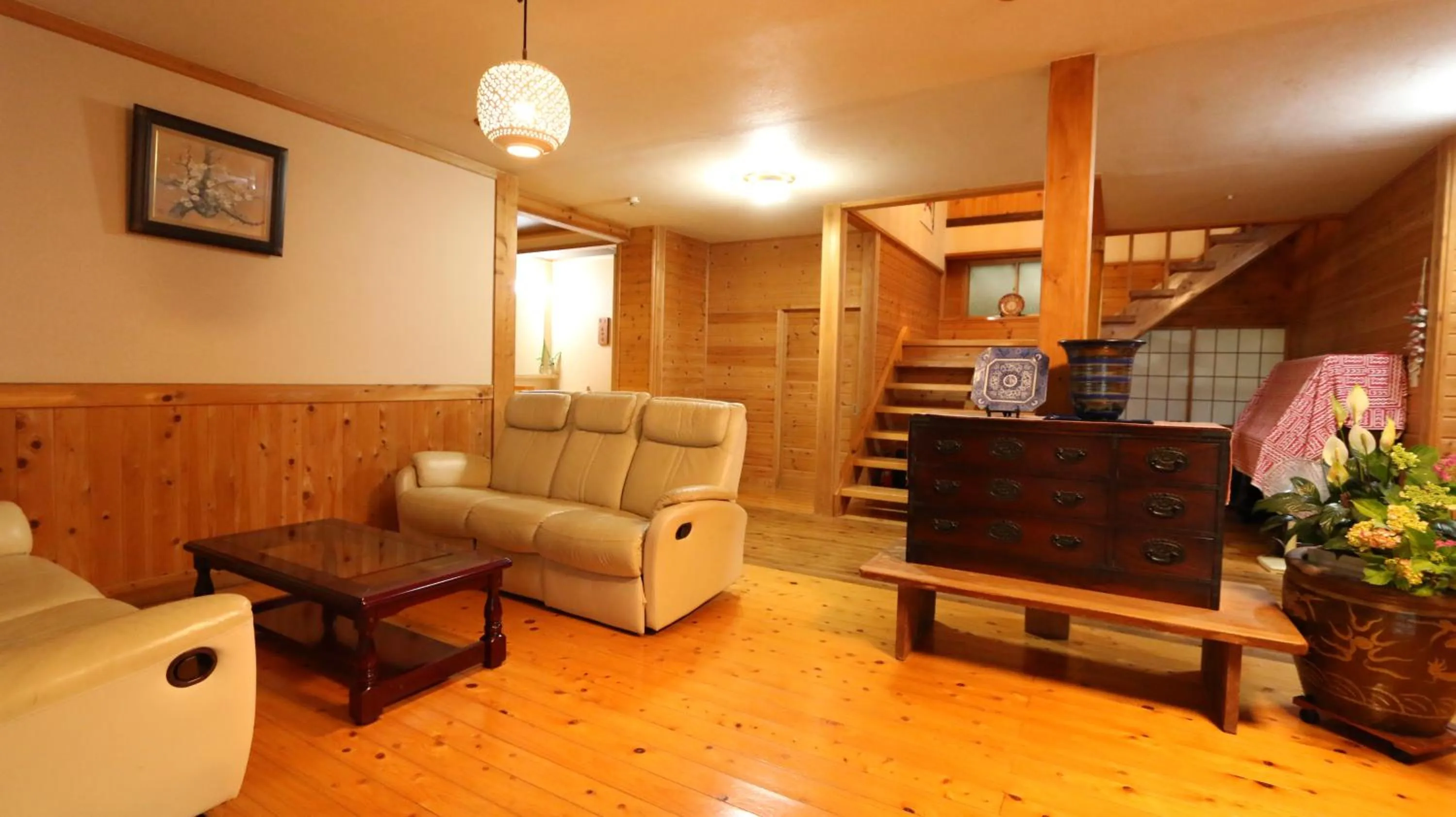 Lobby or reception in Minshuku Asogen