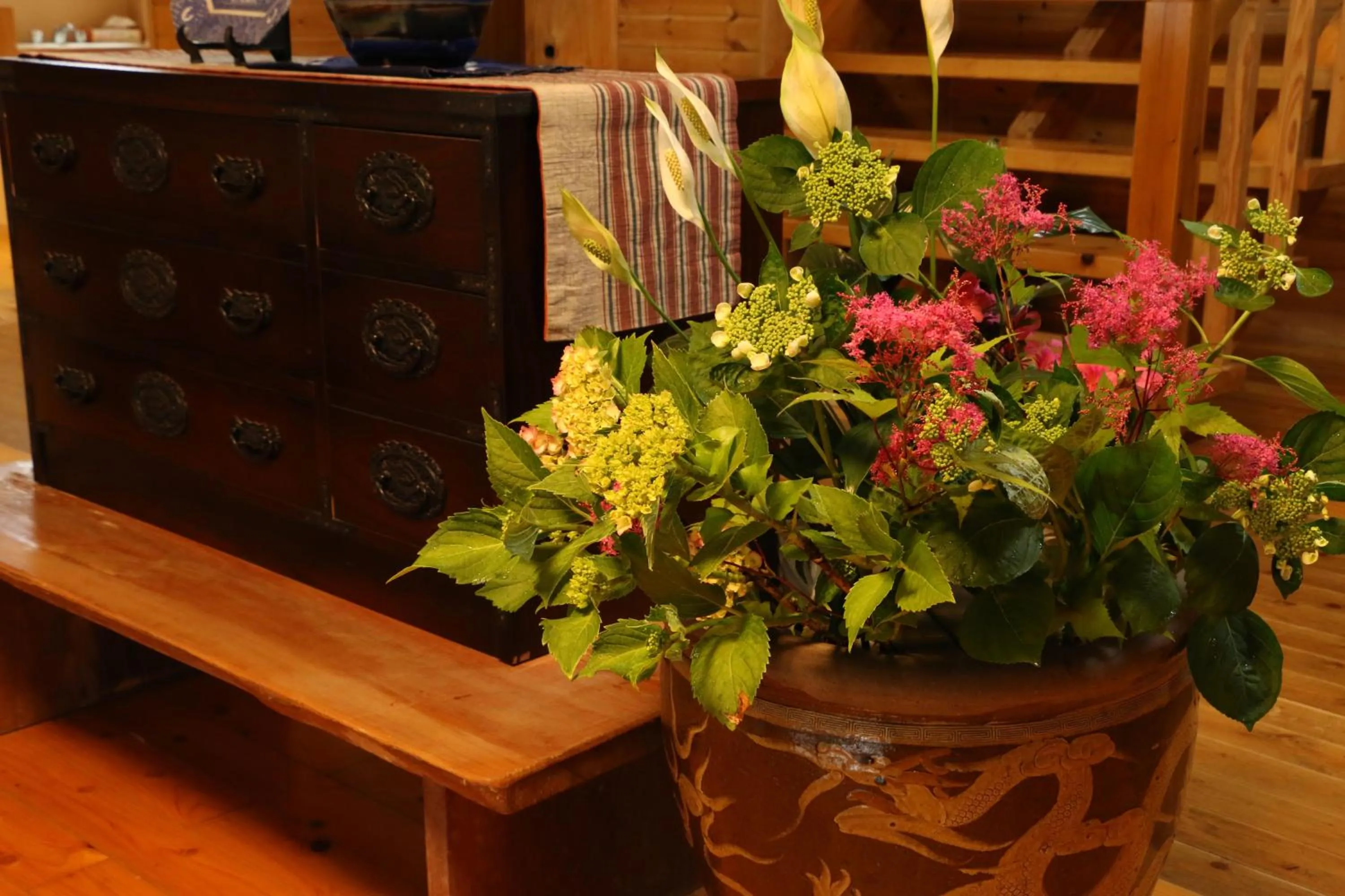 Lobby or reception in Minshuku Asogen