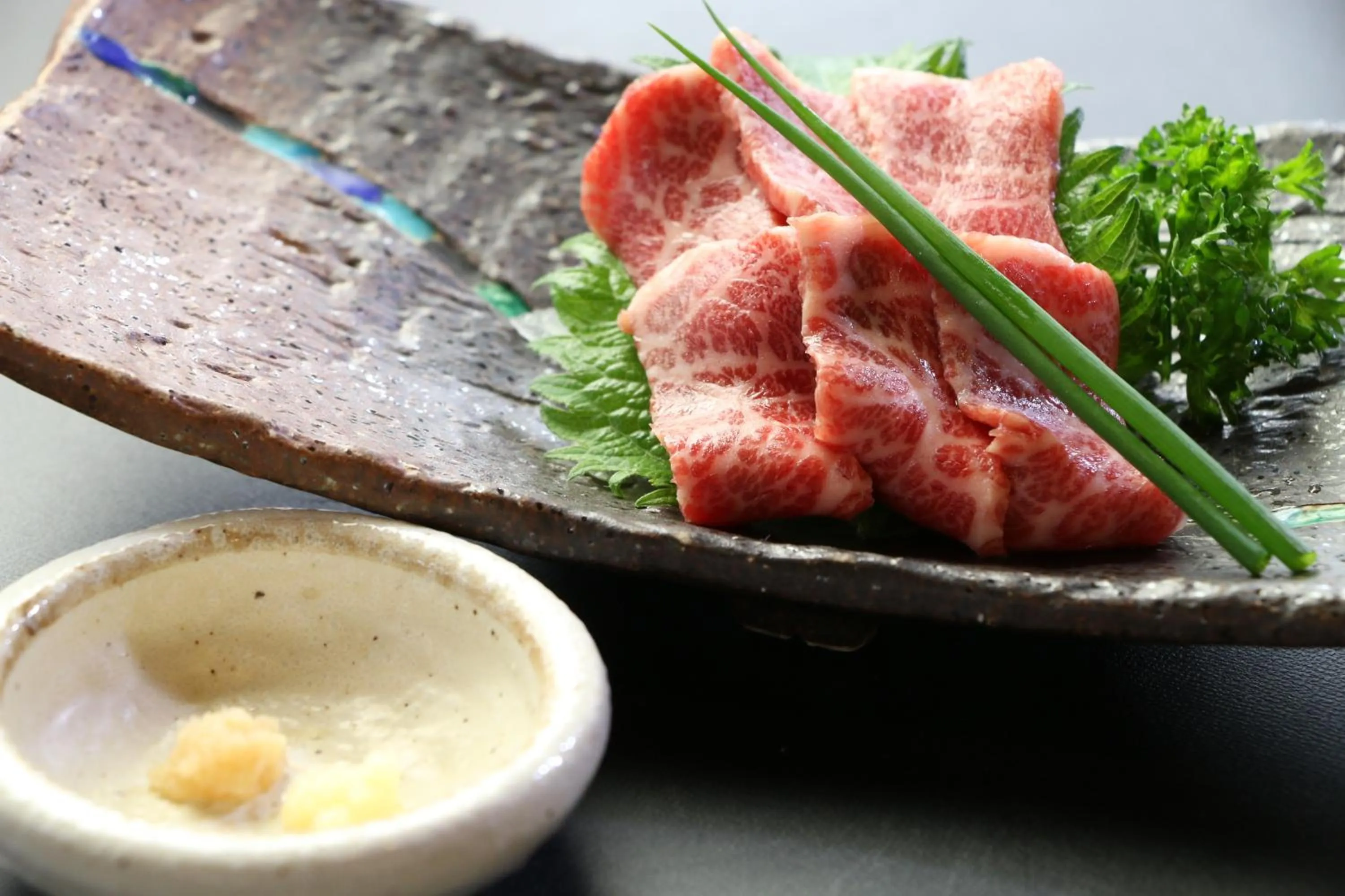 Food close-up in Minshuku Asogen